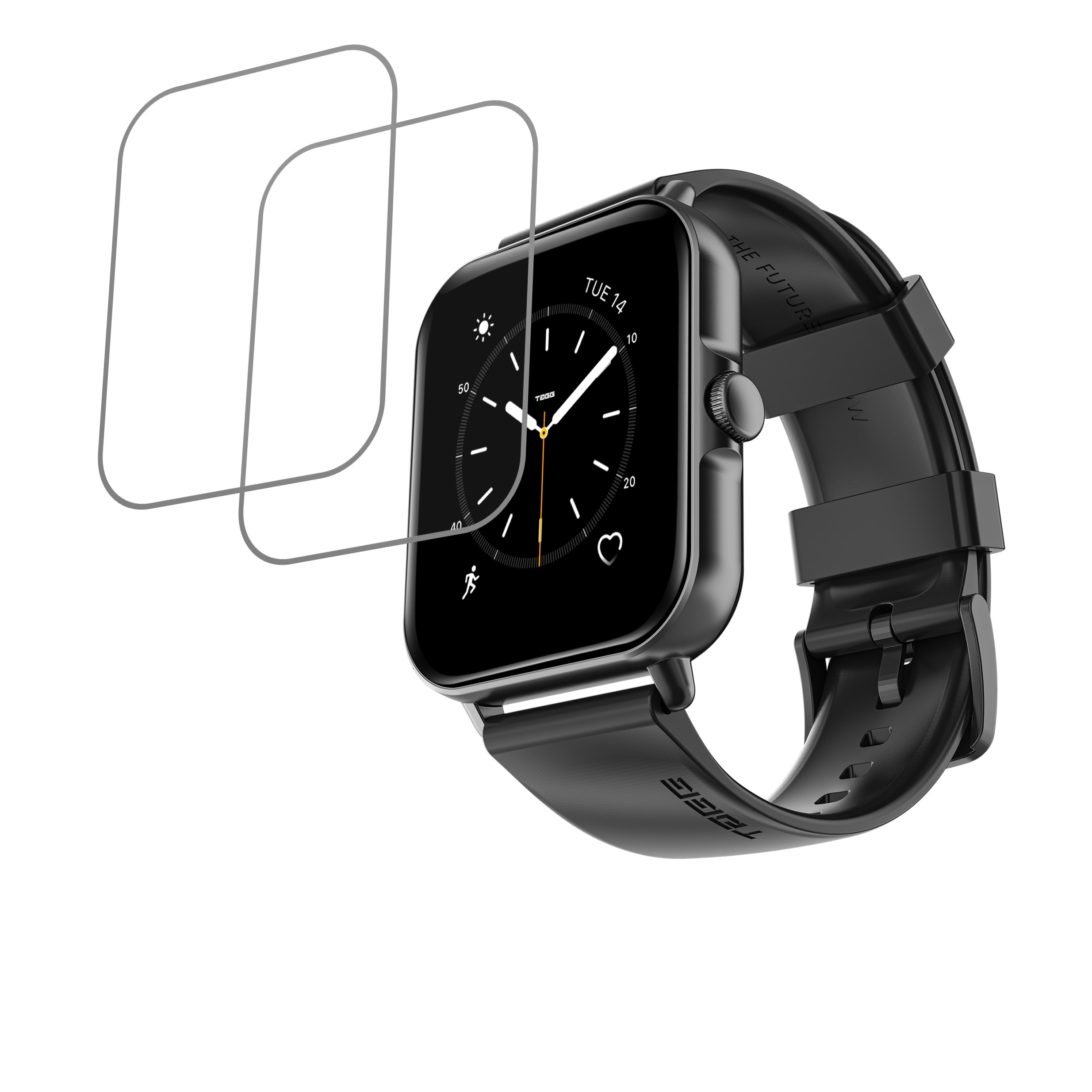 TAGG Verve Engage Lite Smartwatch Screen Protector 9H Protective Compatible Flexible