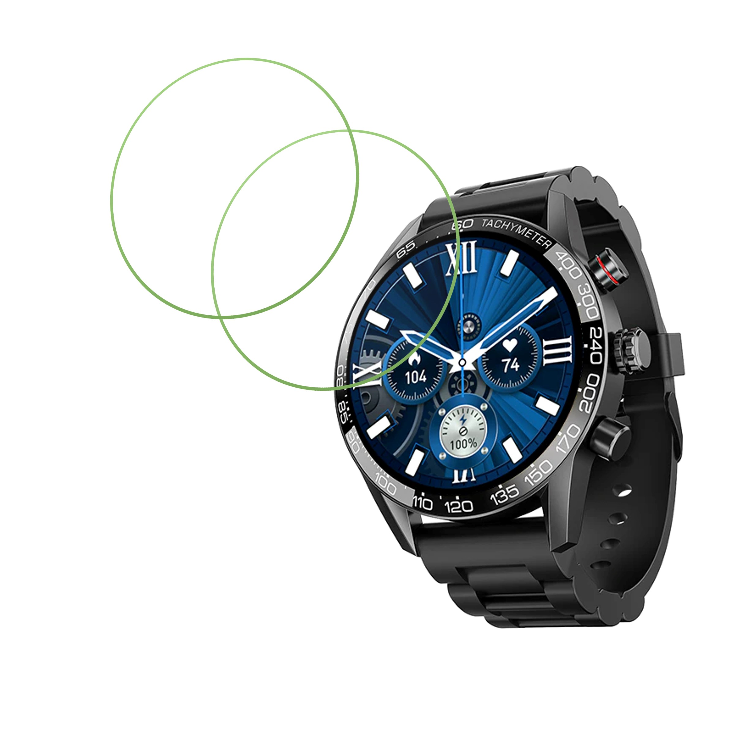 boAt Enigma Z40 Compatible Smartwatch Screen Protector (Pack of 02)