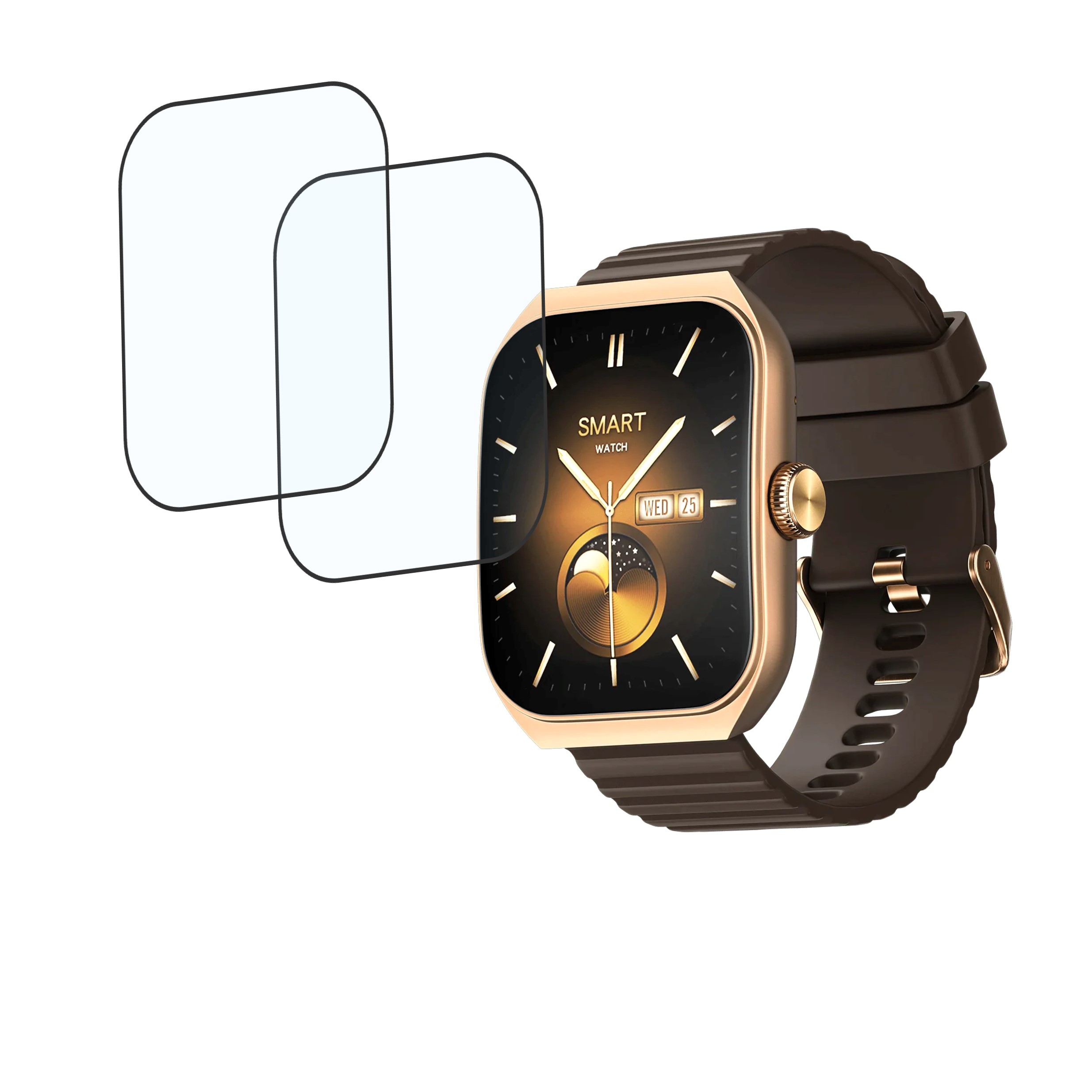 Noise Colorfit Hexa AMOLED ArcView Smartwatch Screen Protector 9H Protective Compatible Flexible