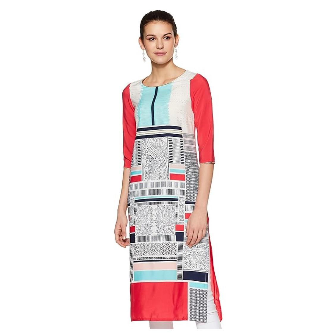 Women's Straight Kurta Gajri
