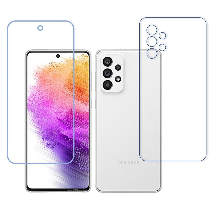 Samsung Galaxy A73 5G  9H Front & Back Flexible Compatible Mobile Screen Protector (Not a Tempered glass)