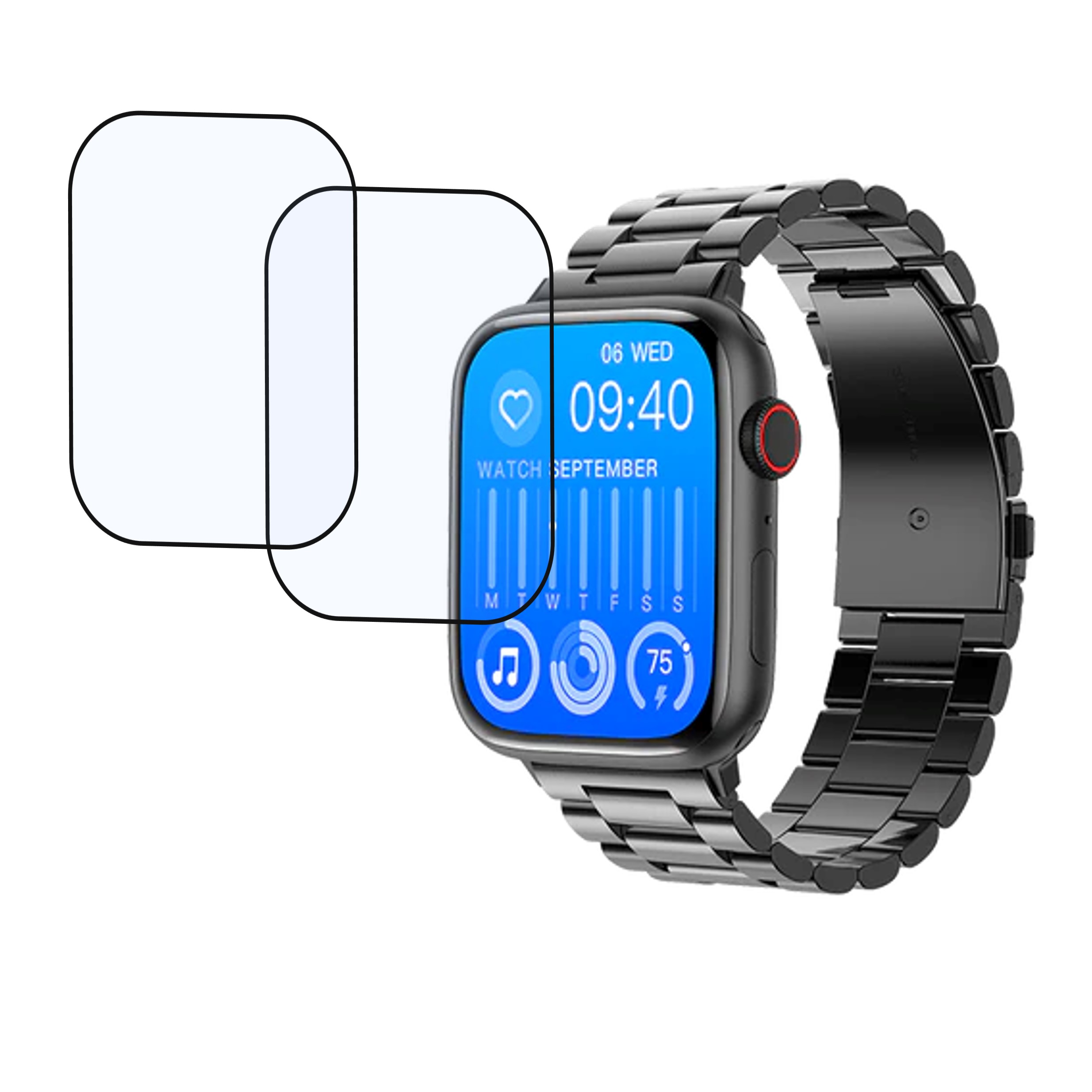 Fire Boltt Vogue Smartwatch Screen Protector 9H Protective Compatible Flexible