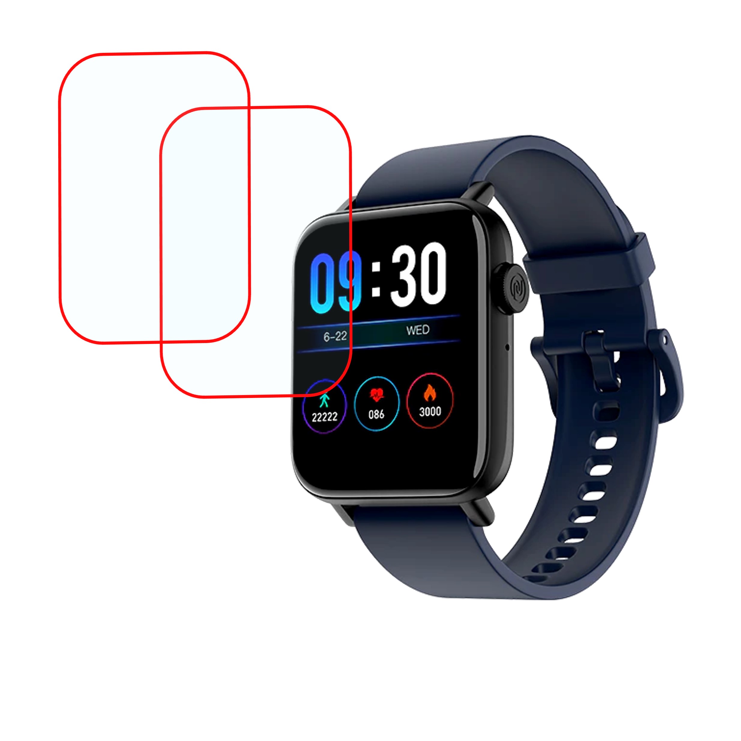 Noise ColorFit Vivid Call 2 Smartwatch Screen Protector 9H Protective Compatible Flexible