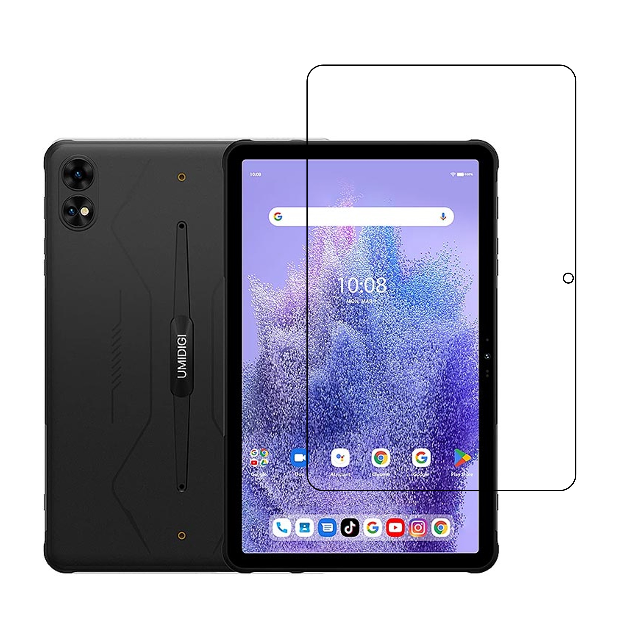 Umidigi Active T1 Tablet Screen Protector 9H Protective Compatible Flexible