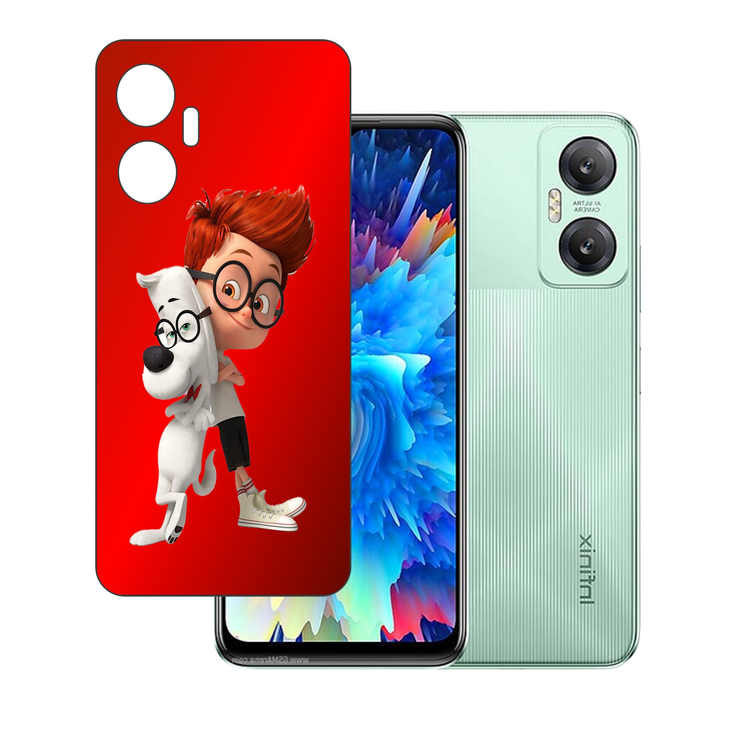  Infinix Hot 20 5G  UV Embossed Touch Feel Modern Stylish Design back Skin Protector for (Not a Tempered glass)