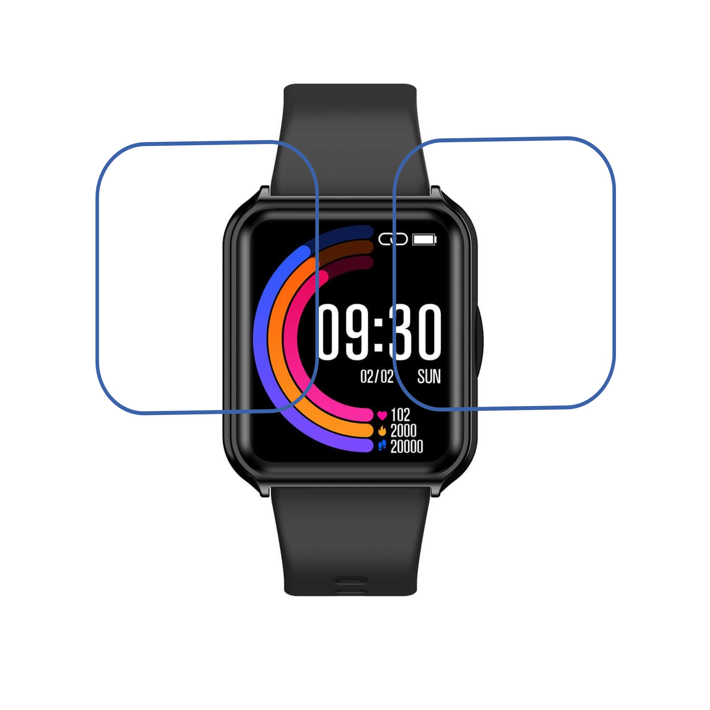 TIMEX FIT 3.0 Smartwatch Screen Protector 9H Protective Compatible Flexible