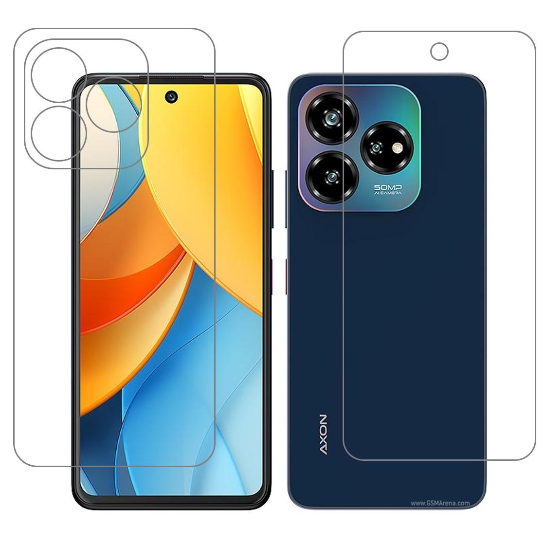 ZTE Axon 60 Lite (Front & Back) 9H Protective Flexible Compatible Mobile Screen Protector