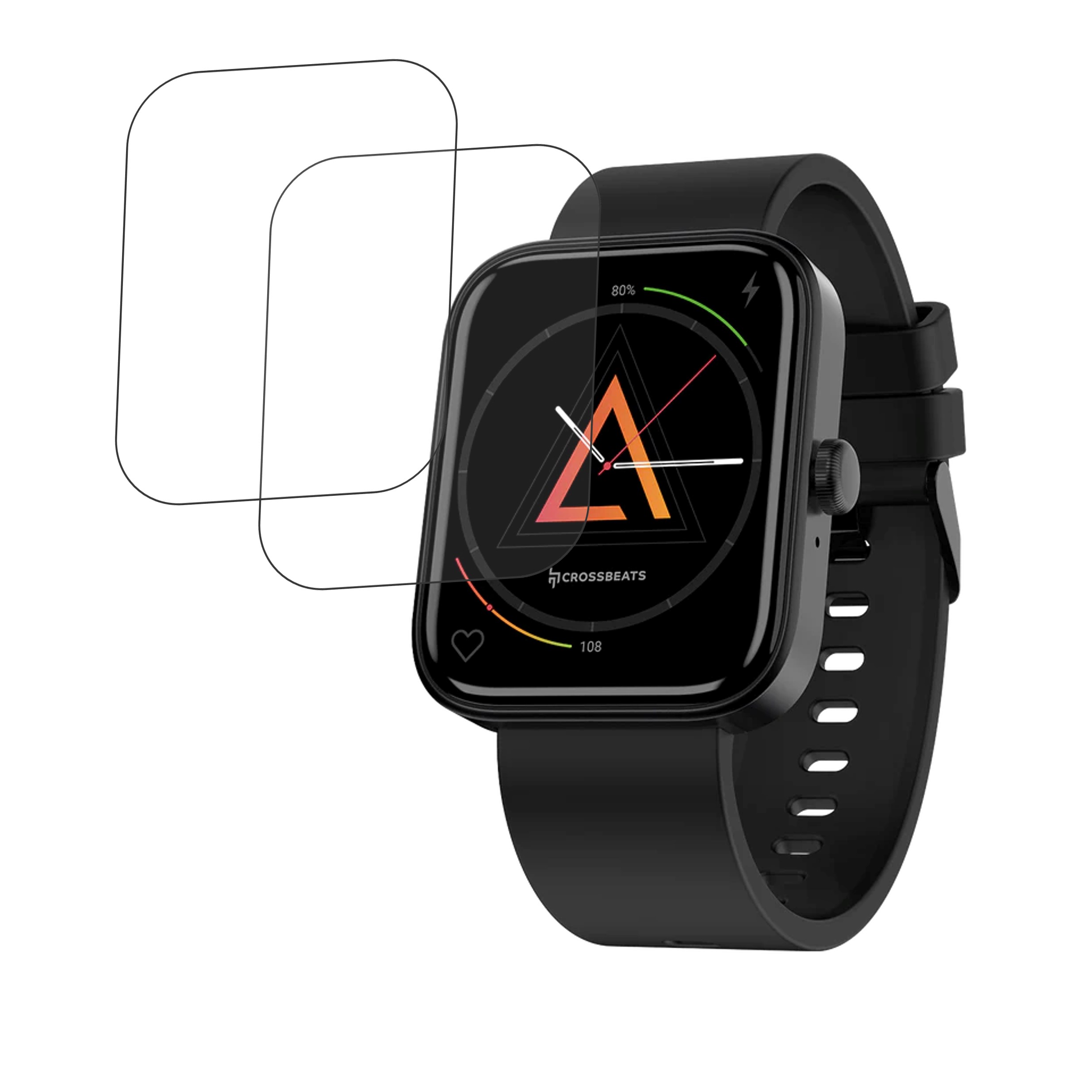 Crossbeats Ignite Spectra Amoled Storage Smartwatch Smartwatch Screen Protector 9H Protective Compatible Flexible