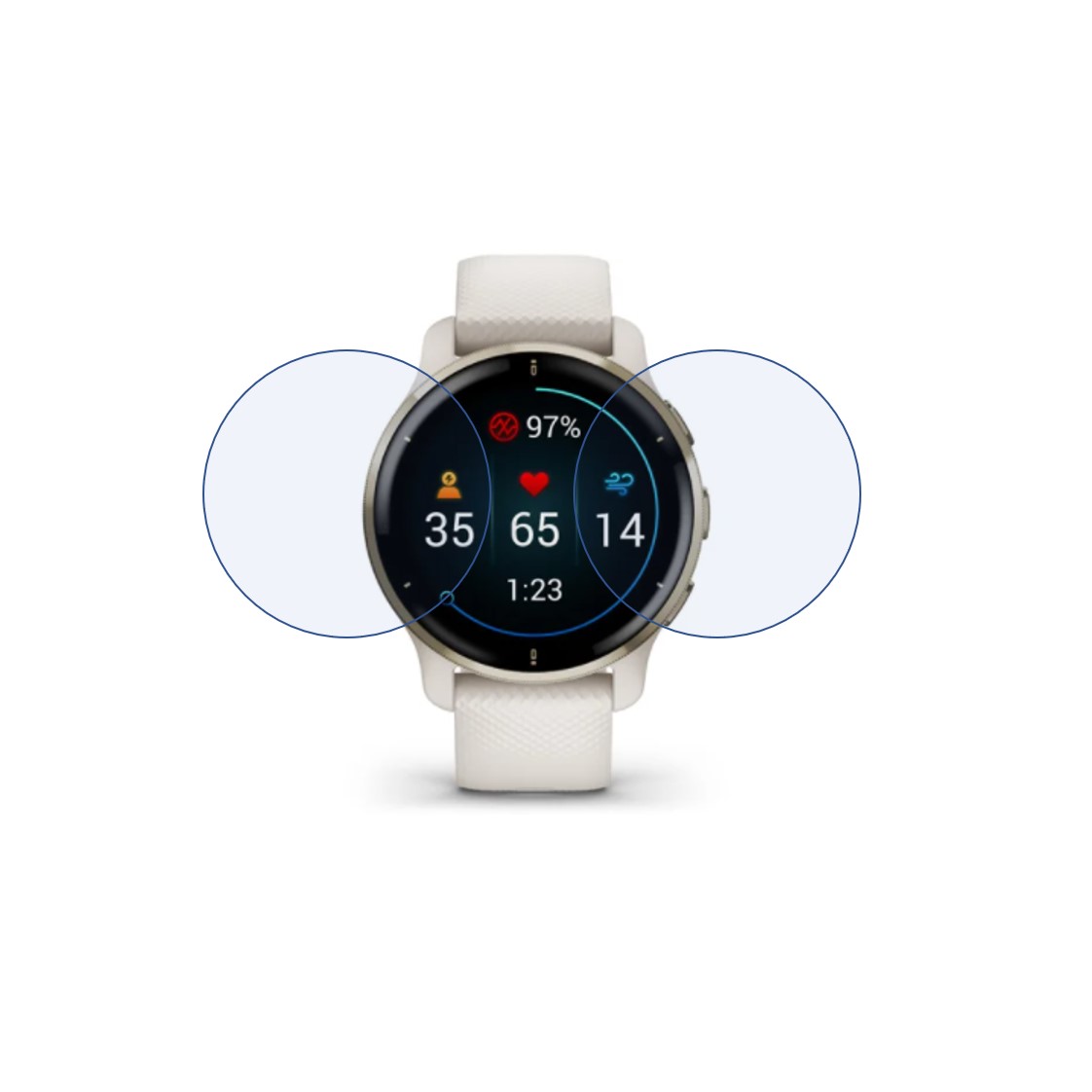Garmin Venu 2 Plus Smartwatch Screen Protector 9H Protective Compatible Flexible
