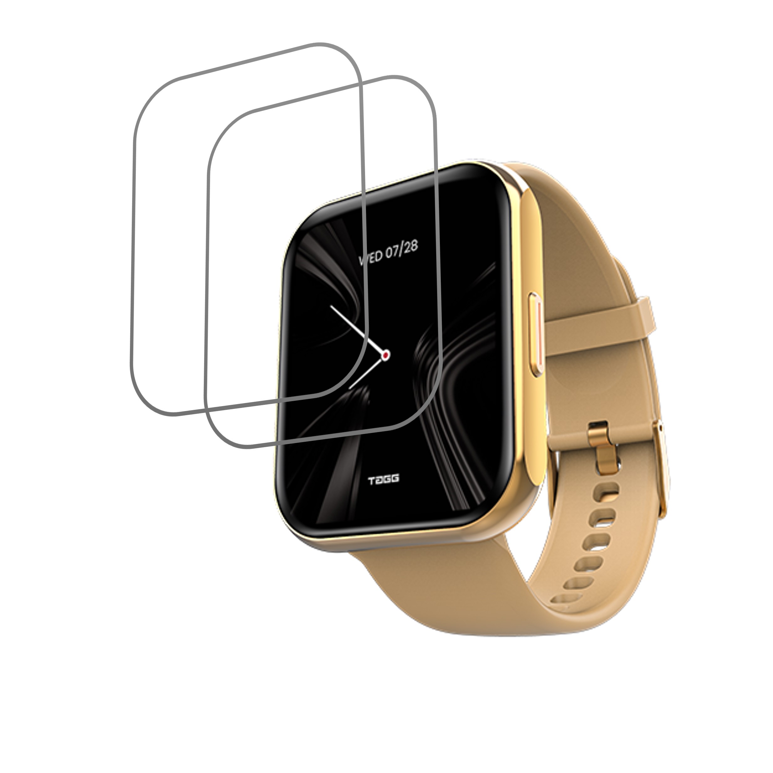Tagg Verve Max II Smartwatch Screen Protector 9H Protective Compatible Flexible