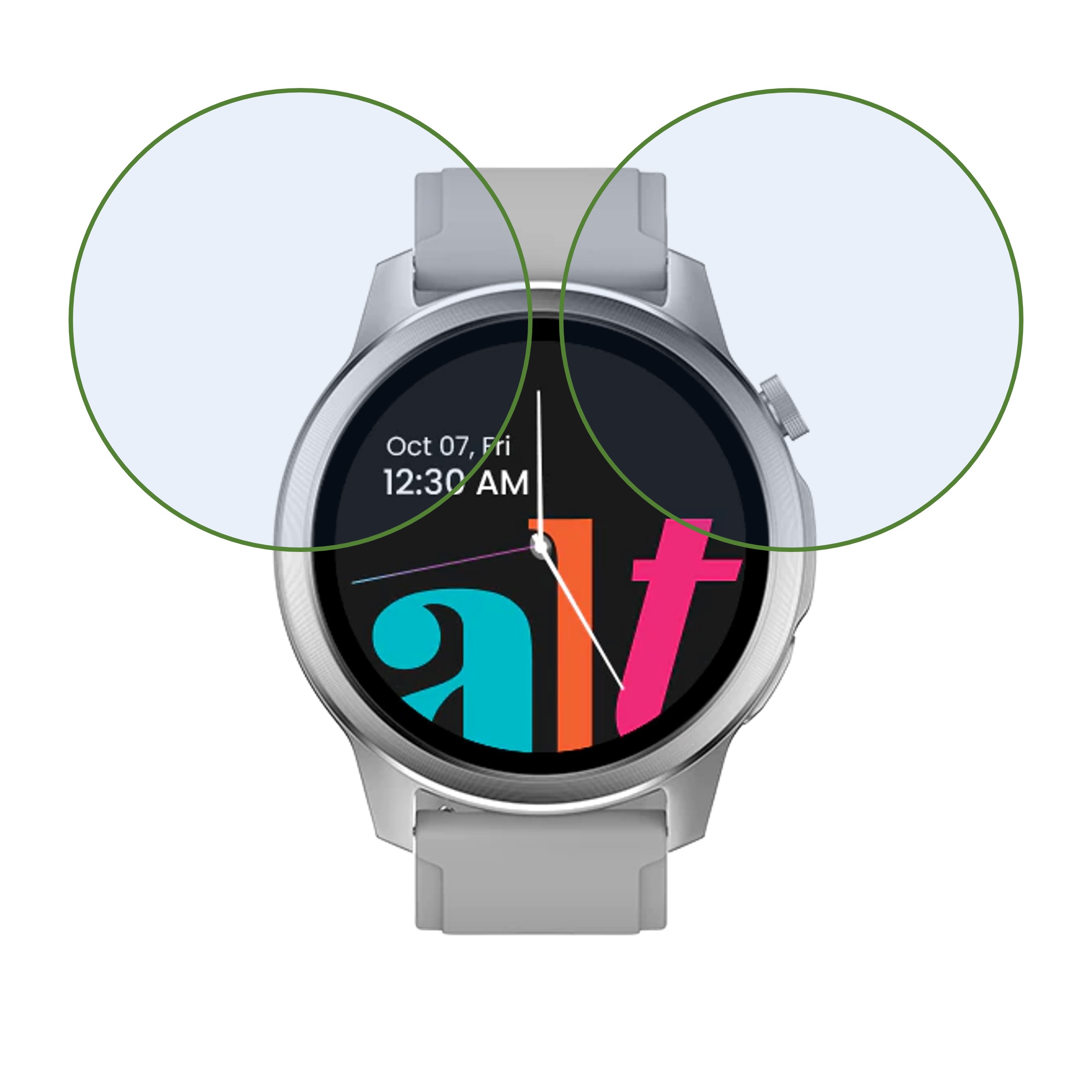 Alt Vibe Smartwatch Smartwatch Screen Protector 9H Protective Compatible Flexible