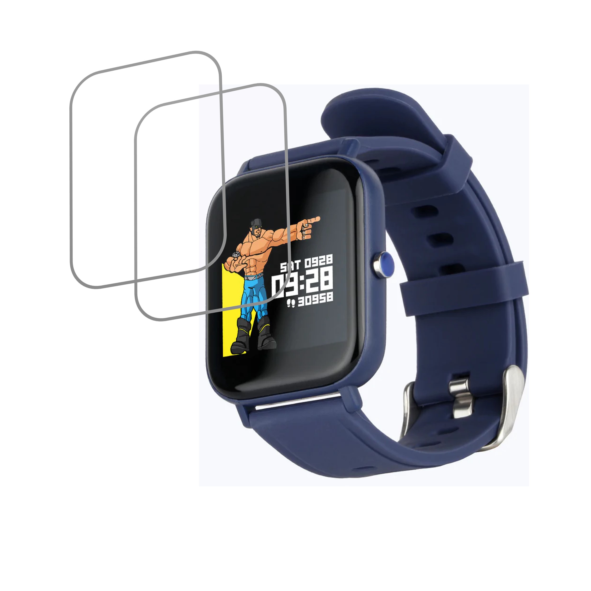 Zebronics Zeb-Fit180CH Smartwatch Screen Protector 9H Protective Compatible Flexible