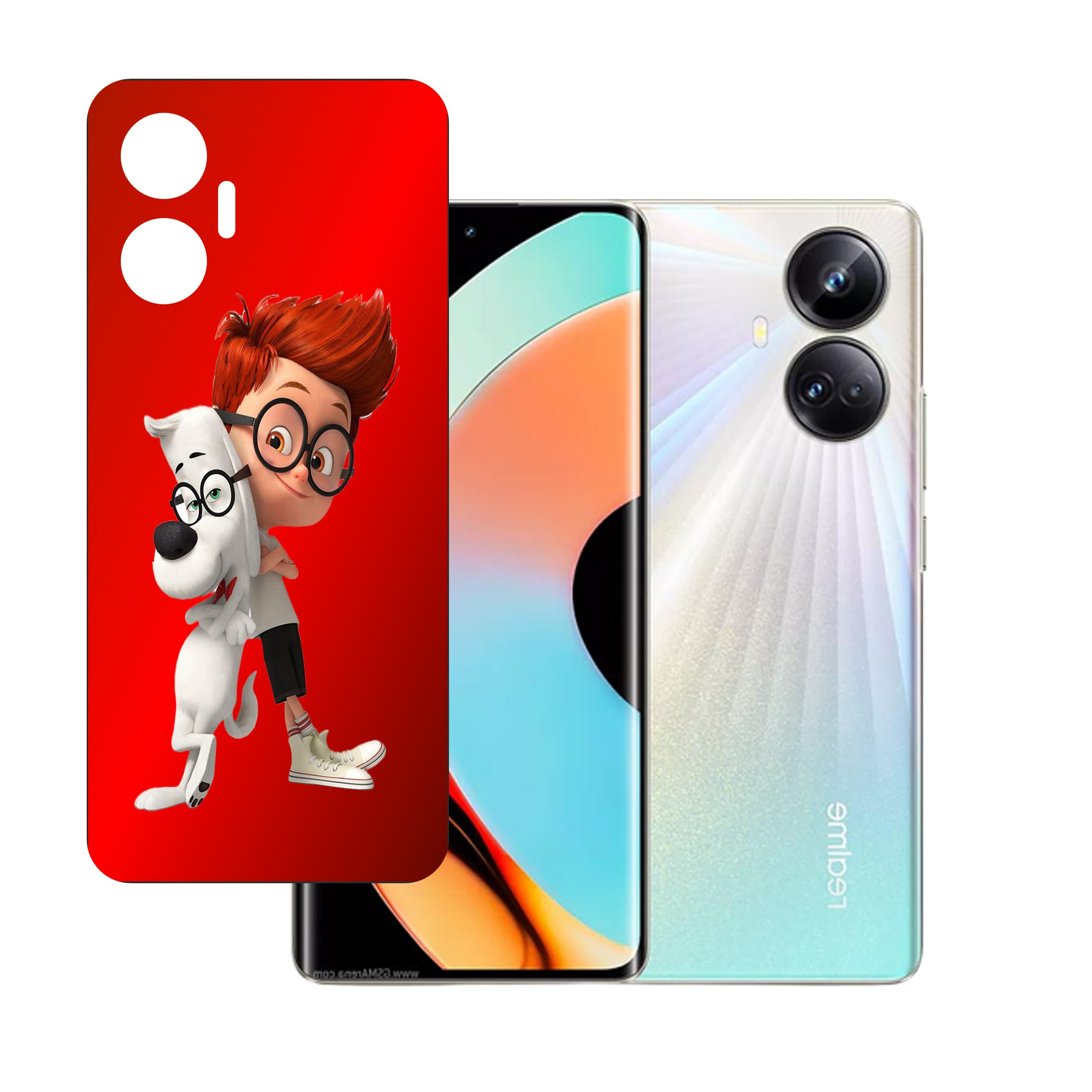  Realme 10 Pro Plus  UV Embossed Touch Feel Modern Stylish Design back Skin Protector for (Not a Tempered glass)