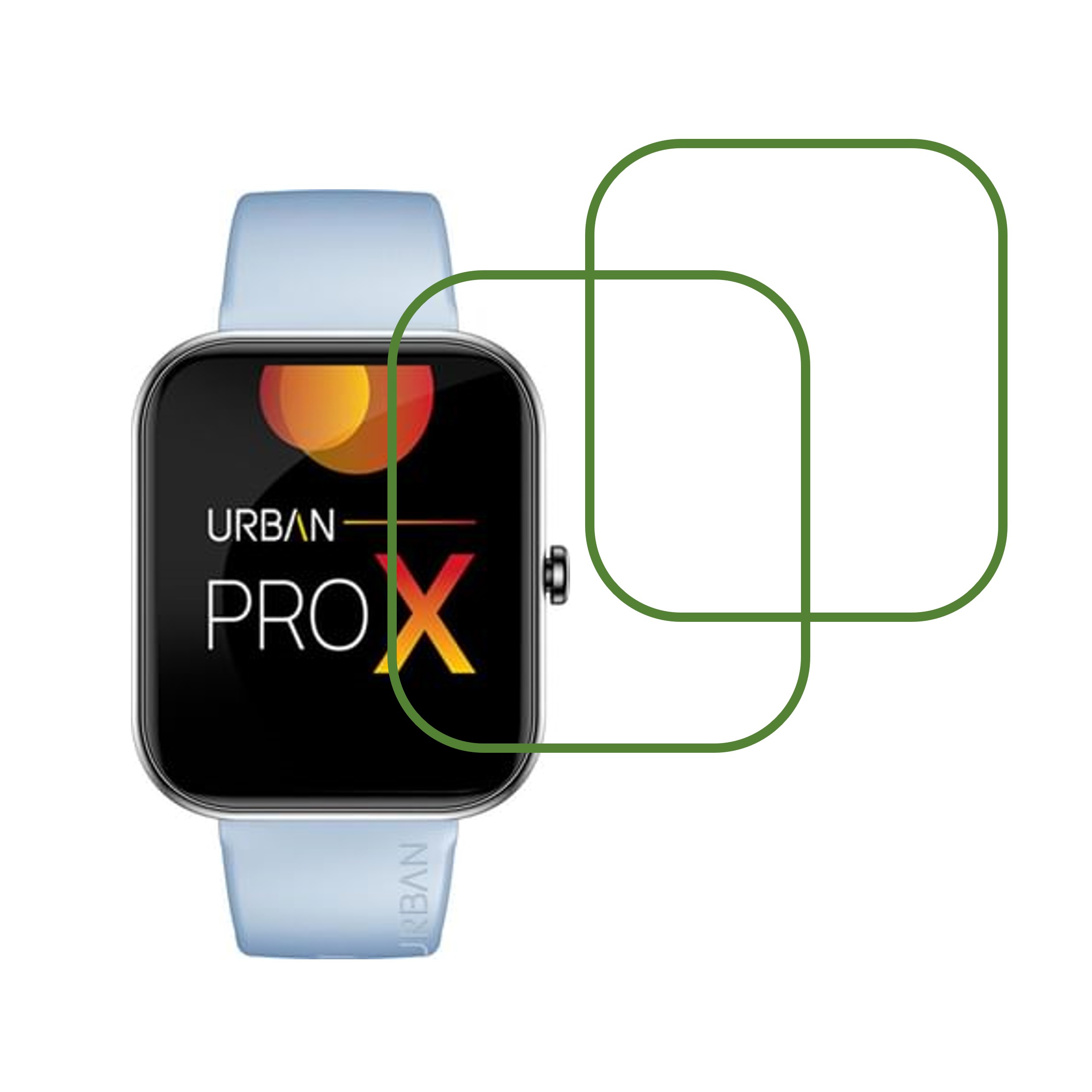 INBASE URBAN PRO X Smartwatch Screen Protector 9H Protective Compatible Flexible