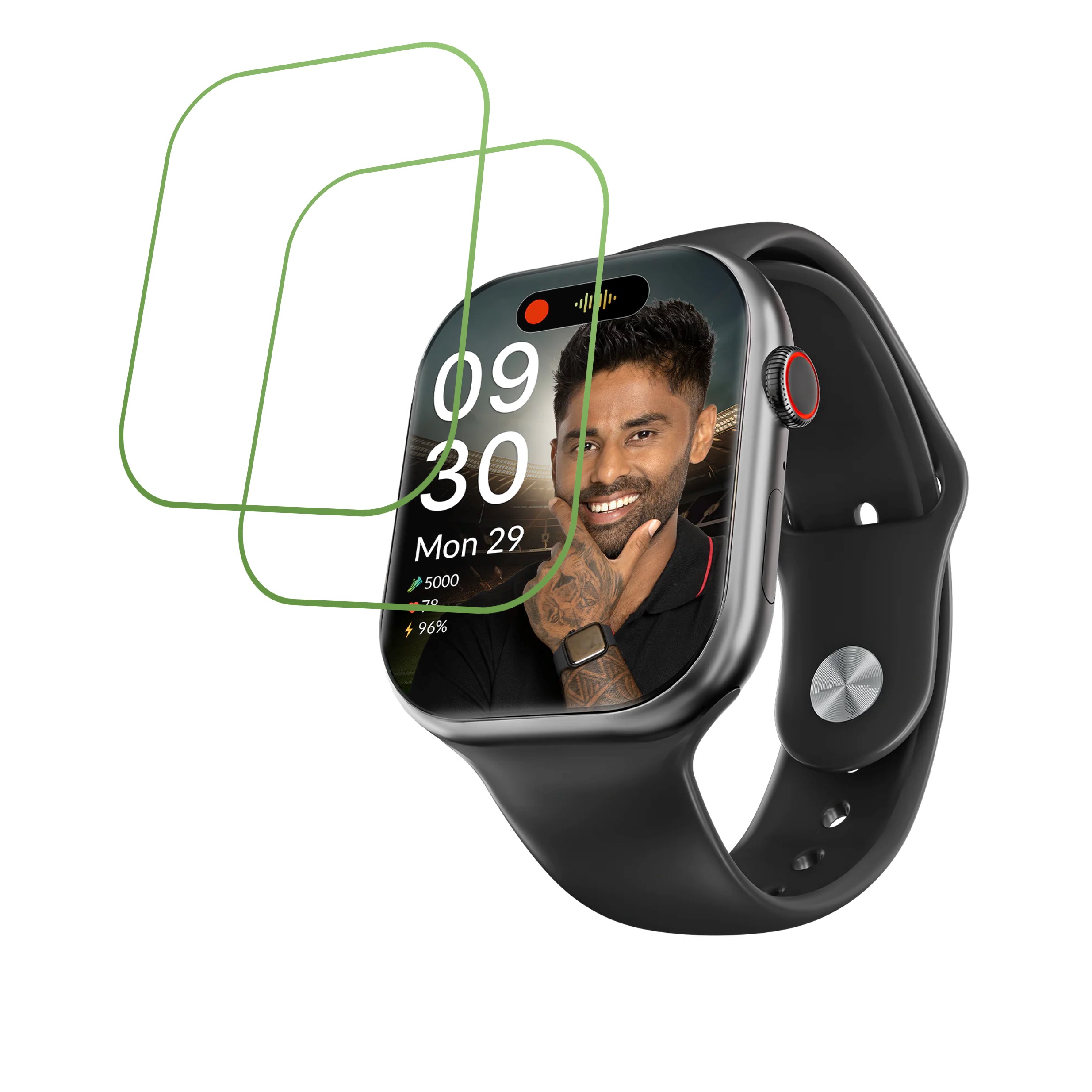 Crossbeats Nexus Smartwatch Screen Protector 9H Protective Compatible Flexible