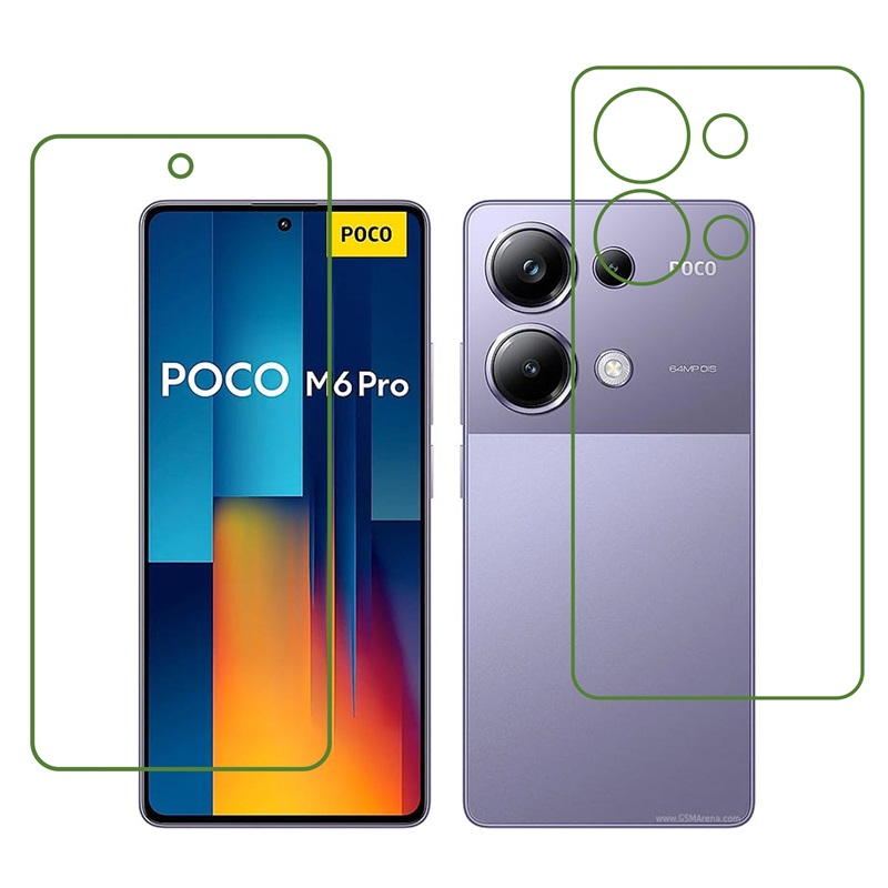 Xiaomi Poco M6 Pro Protective Compatible Mobile Screen Protector For (Not a Tempered glass)