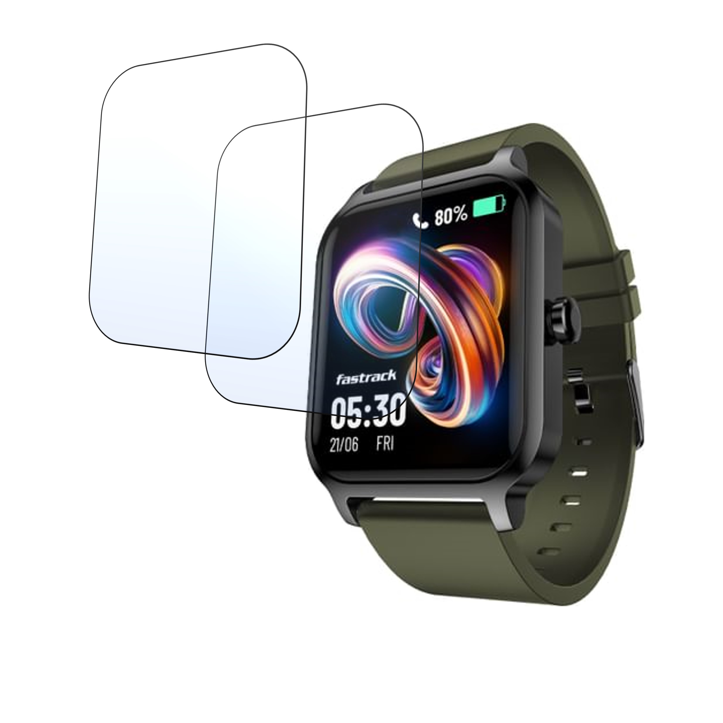 Fastrack Revoltt fs1 Smartwatch Screen Protector 9H Protective Compatible Flexible