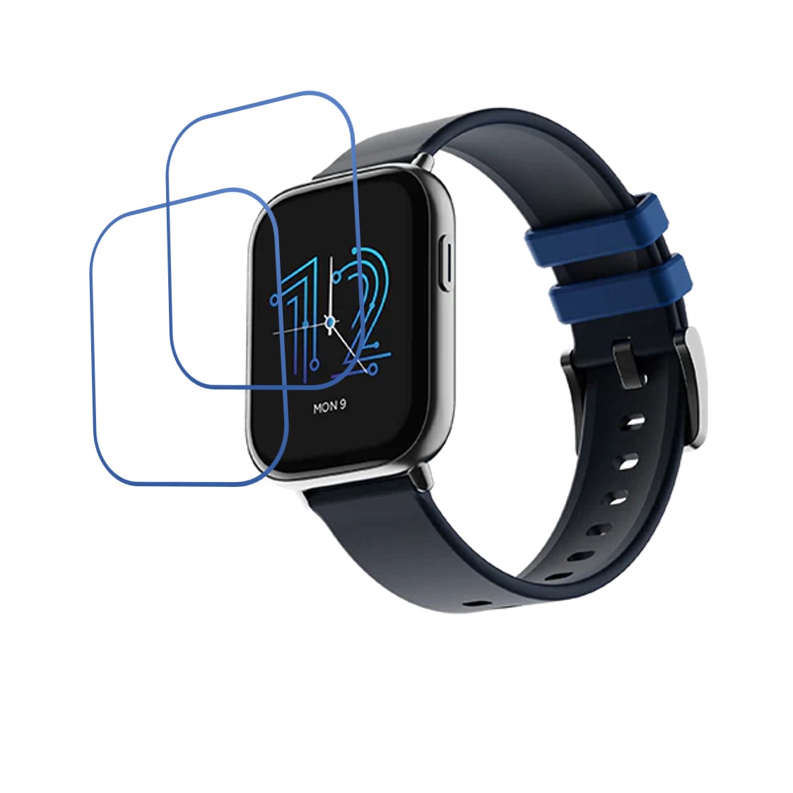 boAt TRebel Watch Matrix Compatible Smartwatch Screen Protector (Pack of 02)