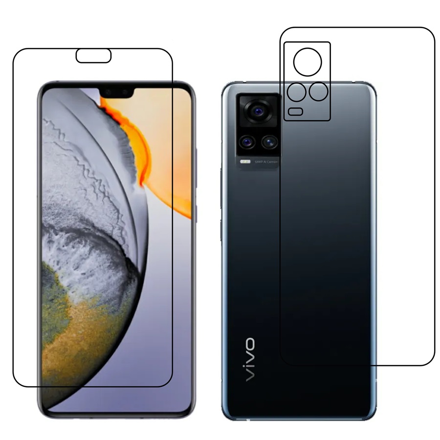 Vivo S7 Protective Front & Back Compatible Mobile Screen Protector For (Not a Tempered glass)