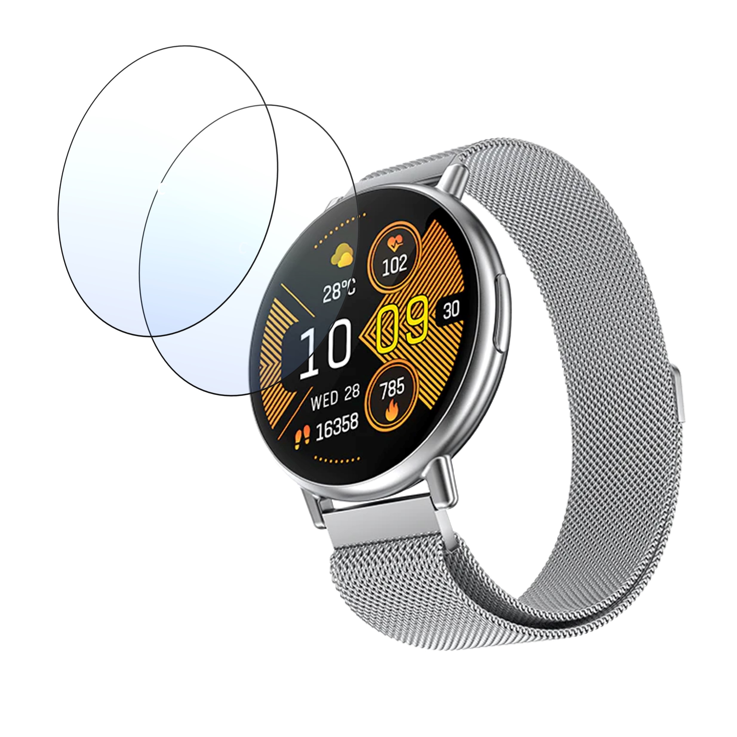 Fire Boltt Destiny Smartwatch Screen Protector 9H Protective Compatible Flexible