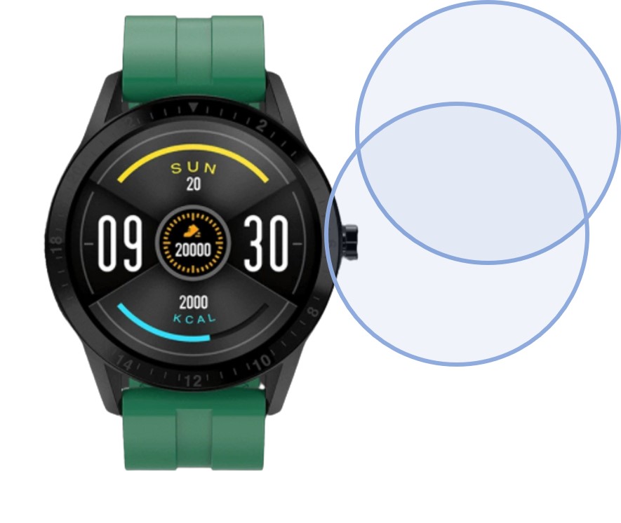 FIre Boltt talk Smartwatch Screen Protector 9H Protective Compatible Flexible