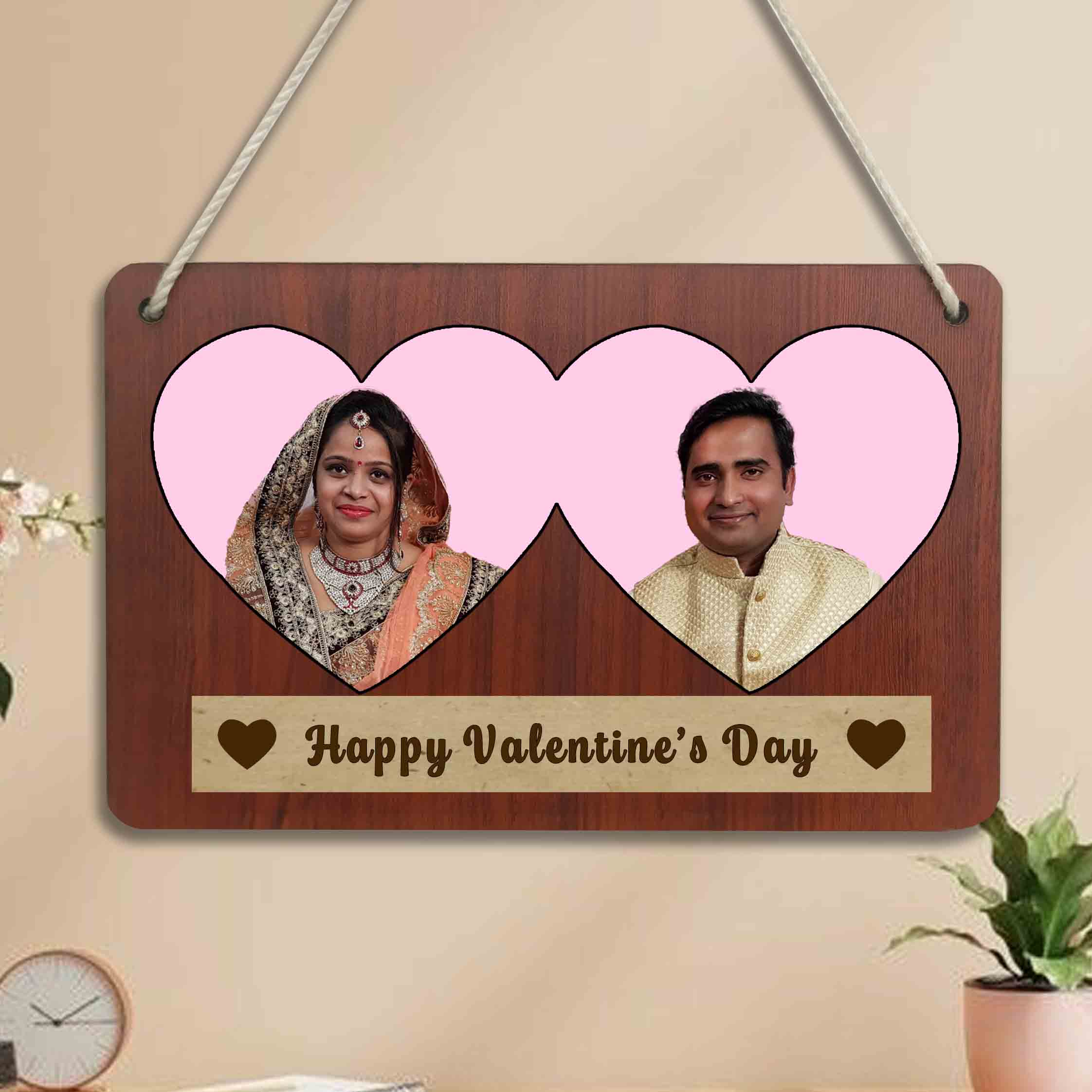 Trendy Heart Shape MDF Photo Frame – Perfect for Any Space