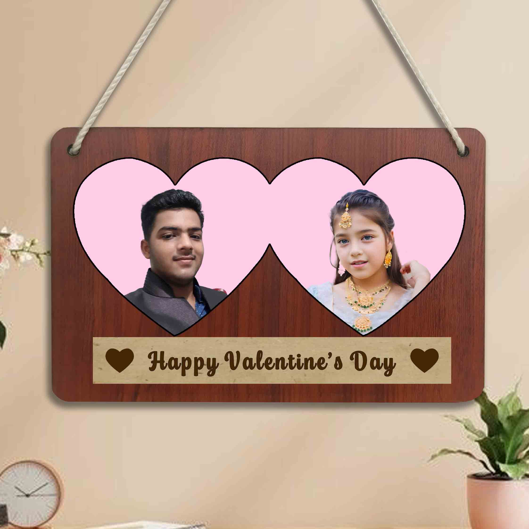 Minimalist MDF Heart Shape Photo Frame for a Timeless Look