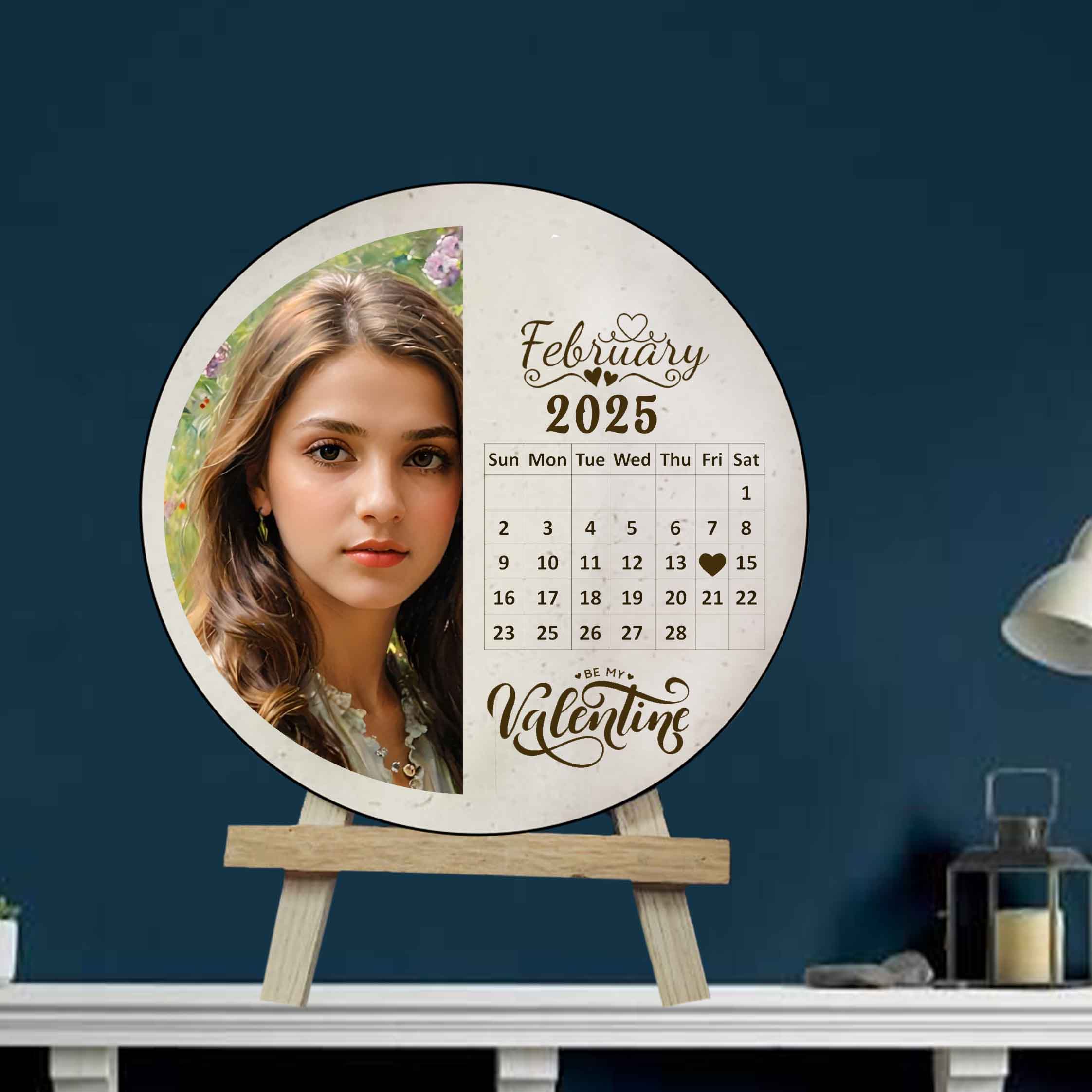 Charming MDF Picture Frame Round shape for Any Occasion
