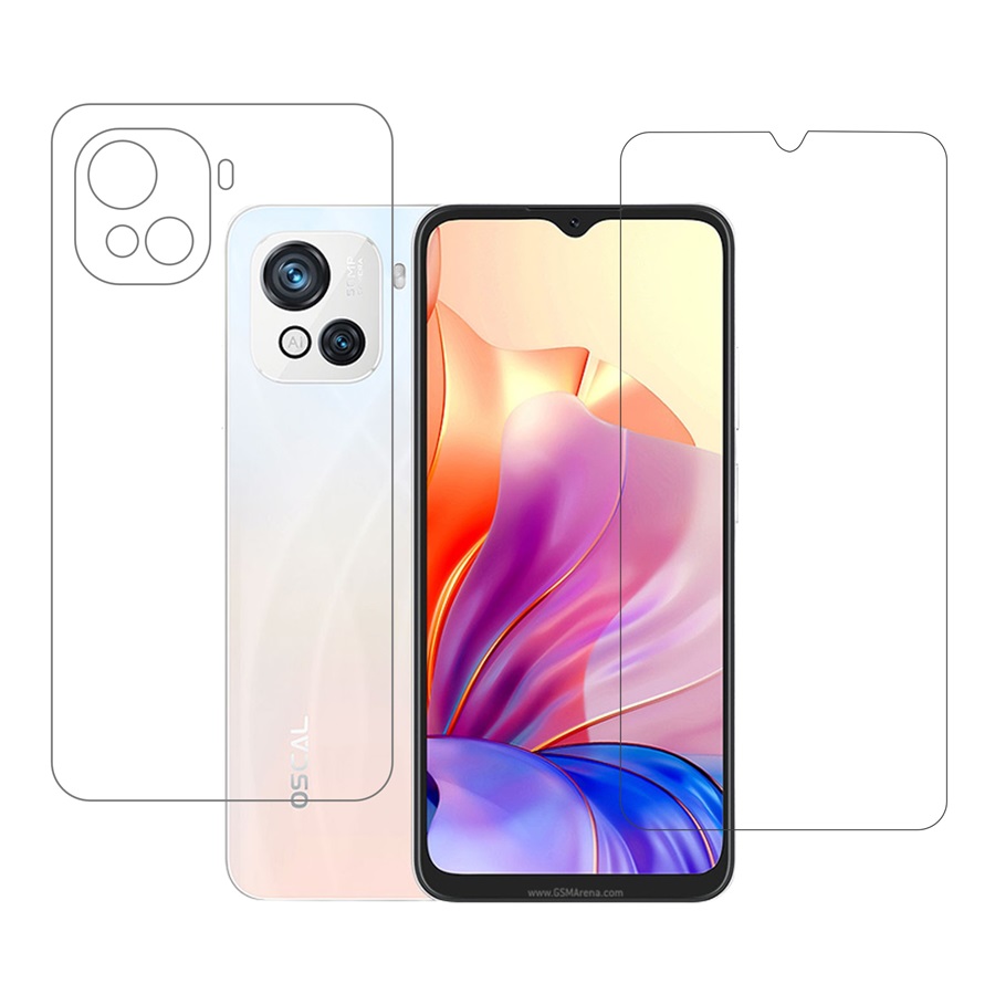 Blackview Oscal C80 9H Protective Compatible Mobile Screen Protector For Front & Back (Not a Tempered glass)