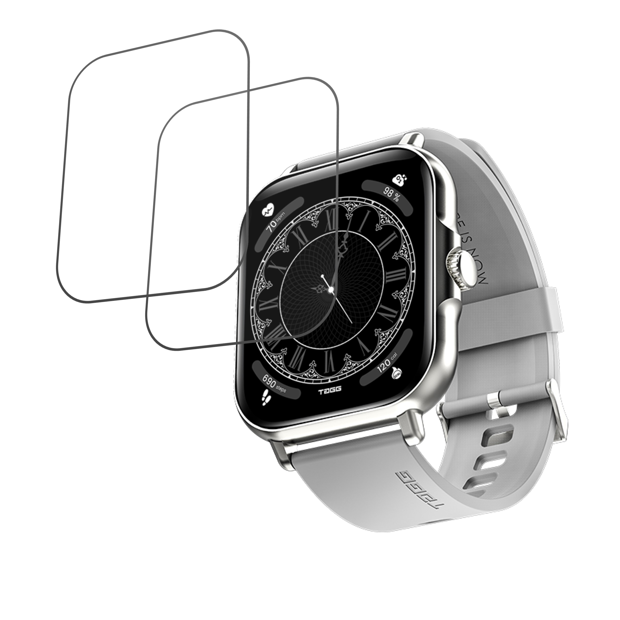 TAGG Verve Connect Pro Smartwatch Screen Protector 9H Protective Compatible Flexible
