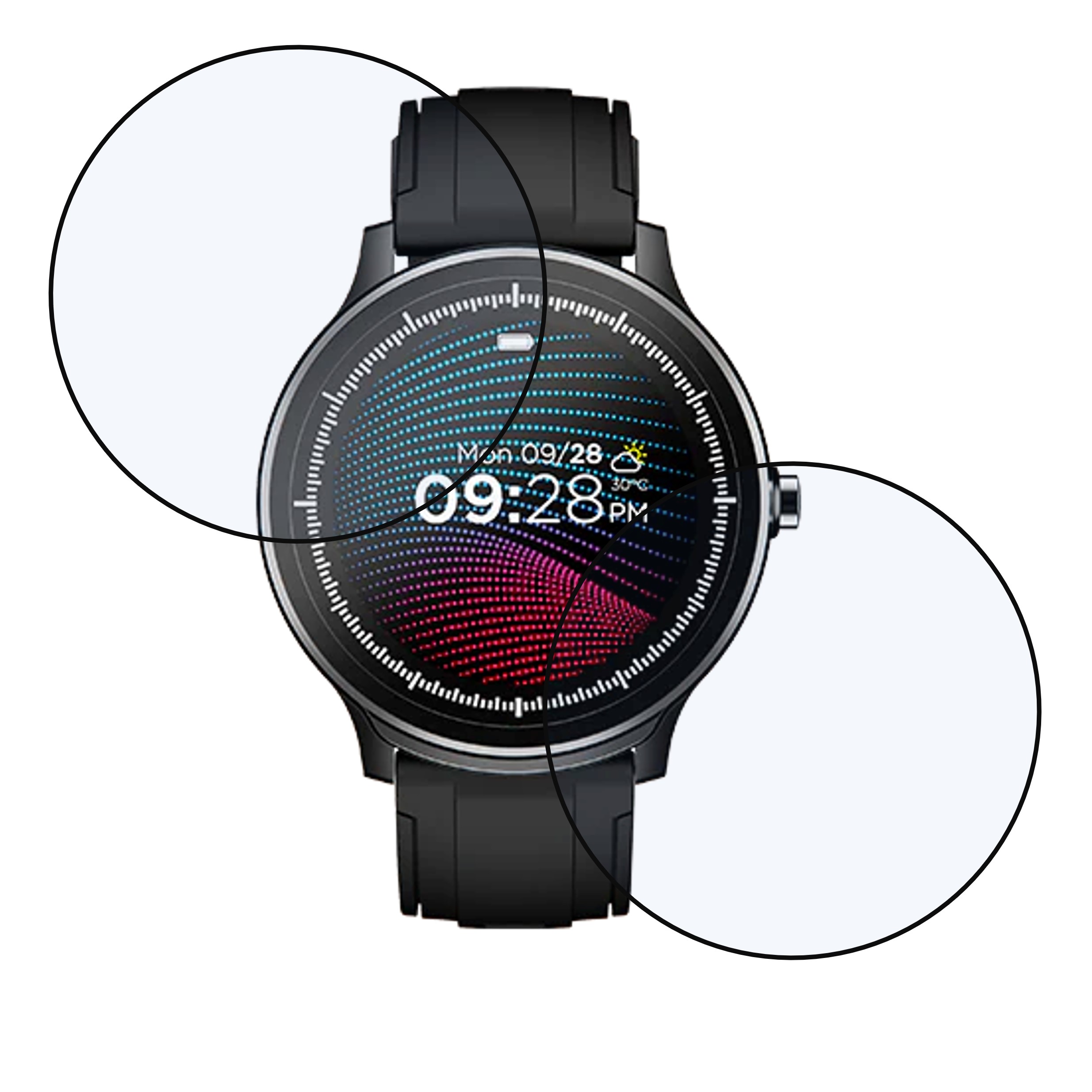 boAt Watch‌ Delta Smartwatch Screen Protector 9H Protective Compatible Flexible