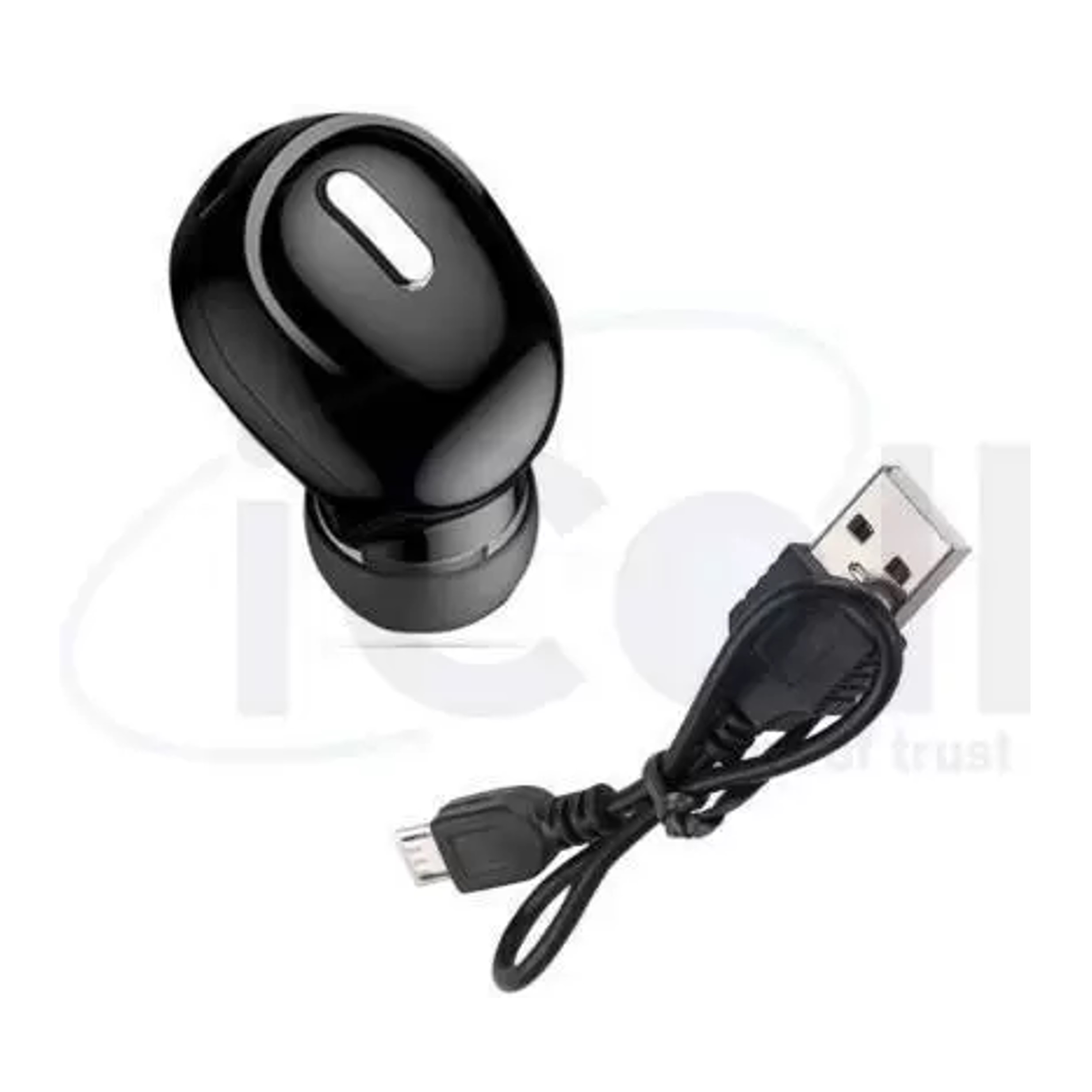 Earbuds Support And Wireless With Sound Cancelation Bluetooth Handfree device (Black & White True Wireless)