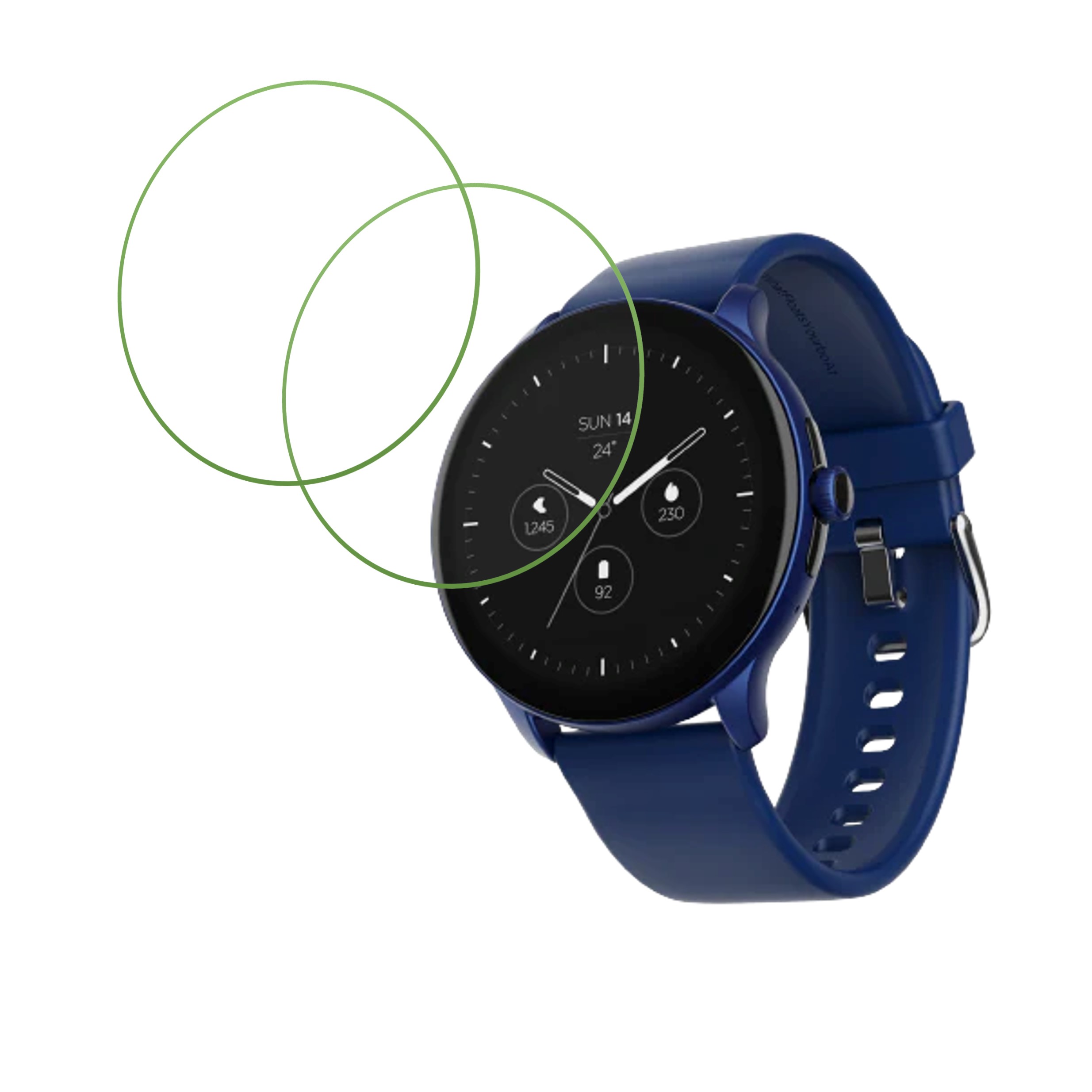 boAt Wave Primia Talk Smartwatch Screen Protector 9H Protective Compatible Flexible