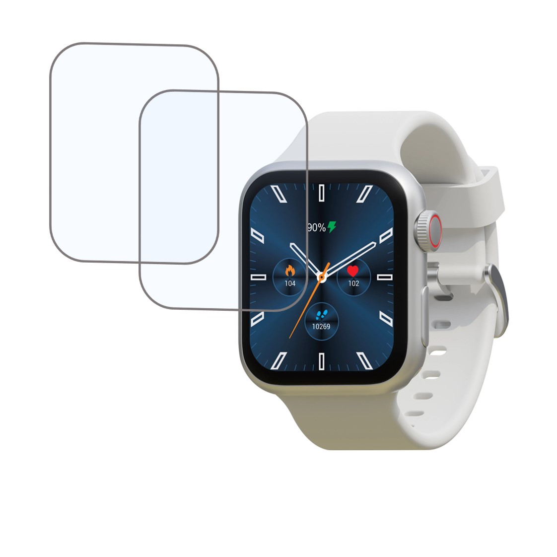 Maxima Max Pro Regal Compatible Smartwatch Screen Protector (Pack of 02)