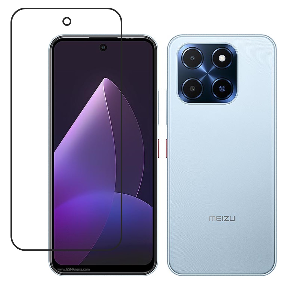 Meizu Mblu 22 Compatible With Mobile Front Screen Protector (Flexible Screen Protector)