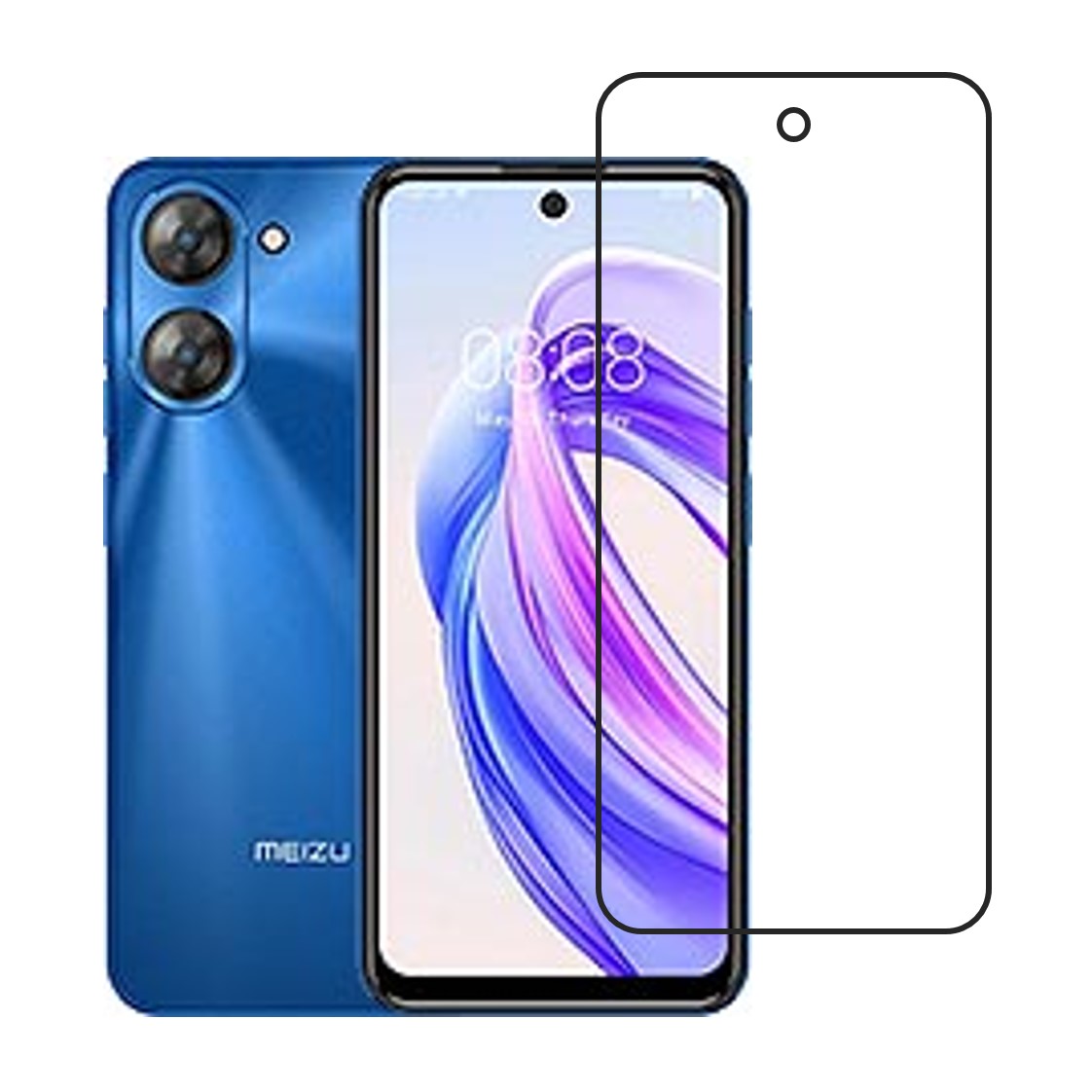 Meizu mblu 22 Compatible With Mobile Front Screen Protector (Flexible Screen Protector)