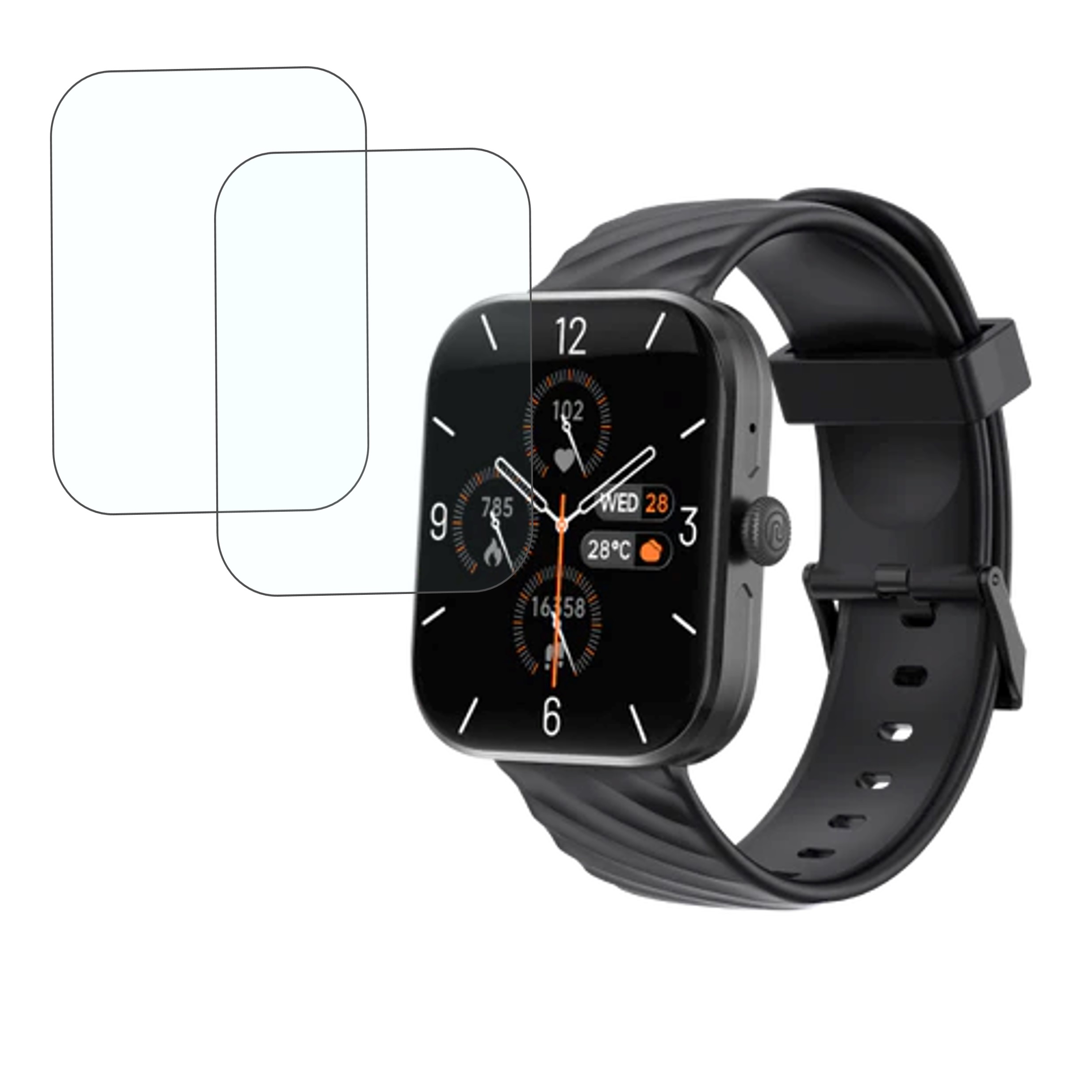Noise ColorFit Spark Smartwatch Screen Protector 9H Protective Compatible Flexible