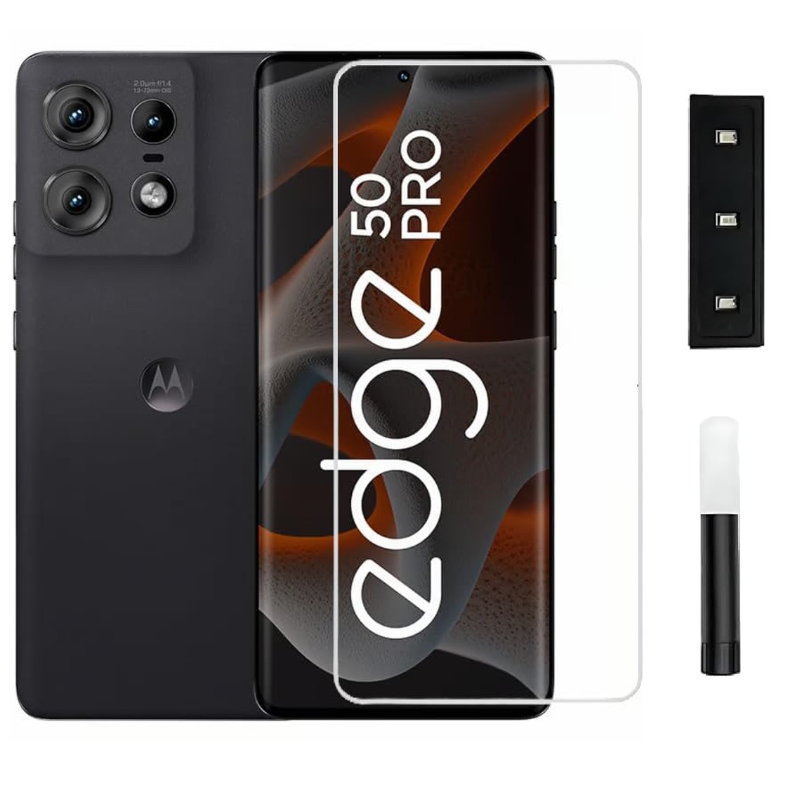 Tempered Glass Compatible With Moto Edge 50 Pro UV Shield – Ultra Clear & Scratch Resistant
