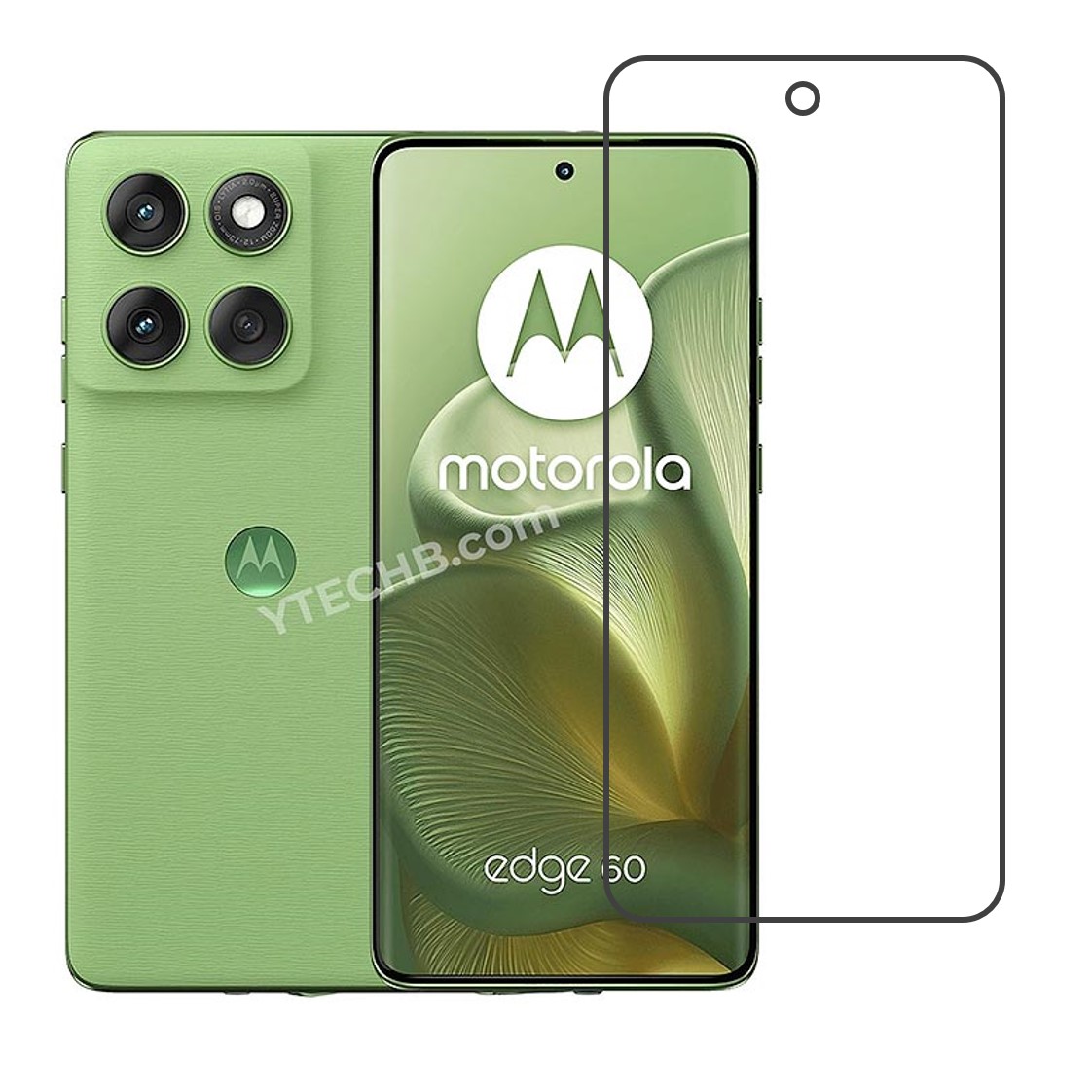 Motorola Edge 60 Compatible With Mobile Front Screen Protector  (Flexible Screen Protector)