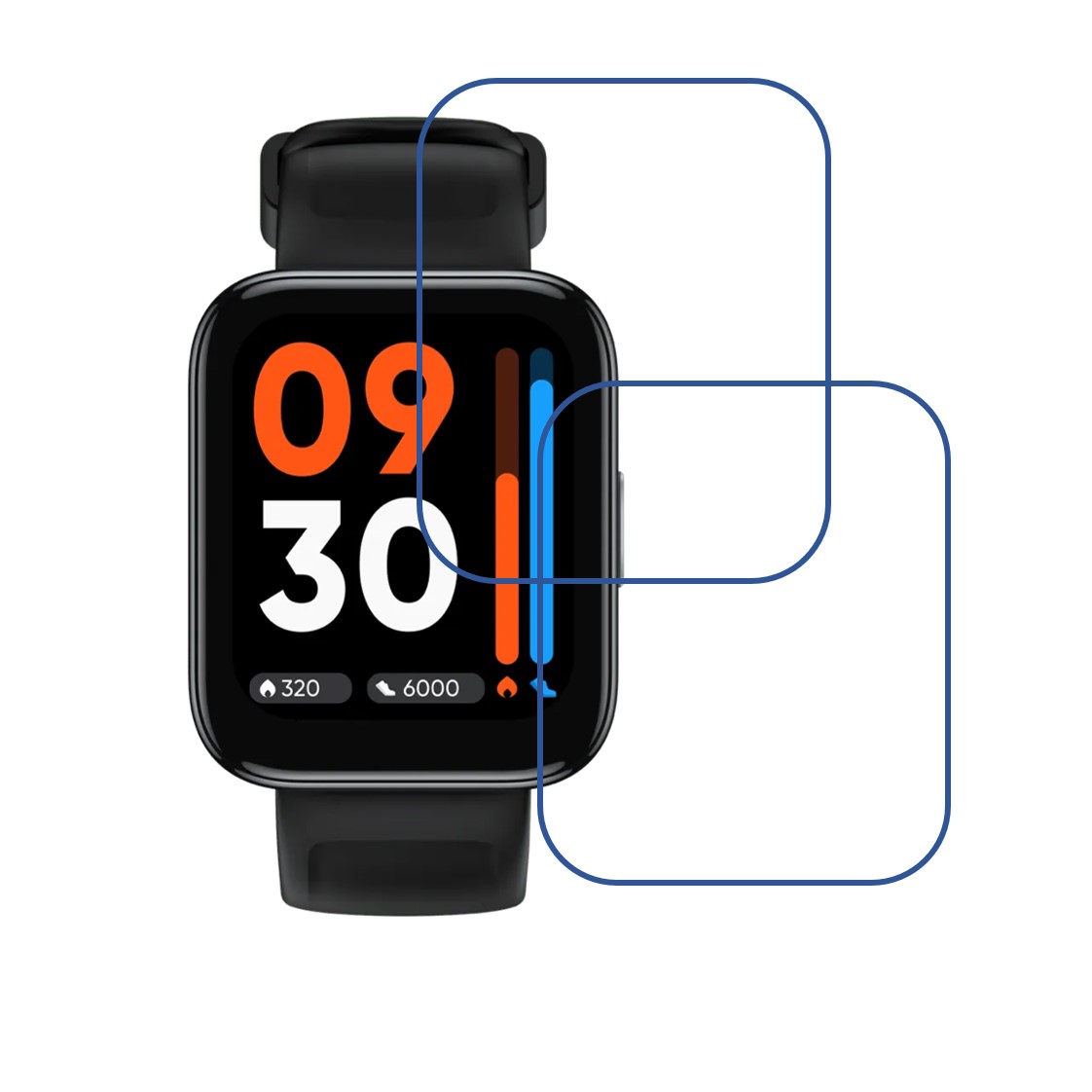 Realme Watch 3 Smartwatch Screen Protector 9H Protective Compatible Flexible