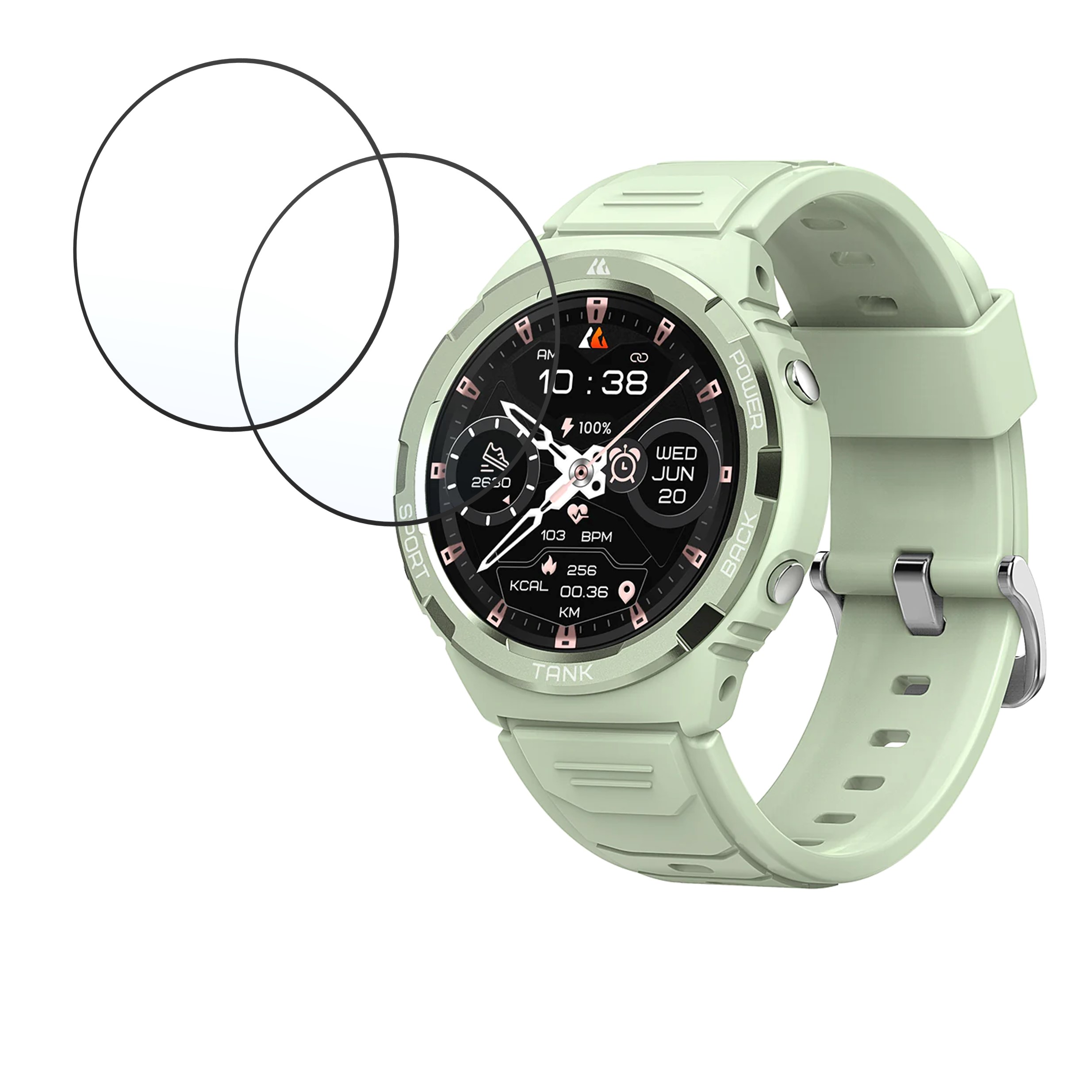 KOSPET TANK S1 Smartwatch Smartwatch Screen Protector 9H Protective Compatible Flexible