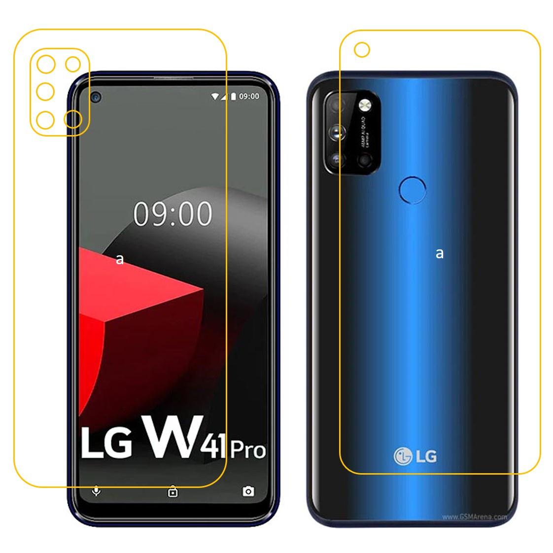LG W41 Pro (Front & Back) 9H Protective Flexible Compatible Mobile Screen Protector