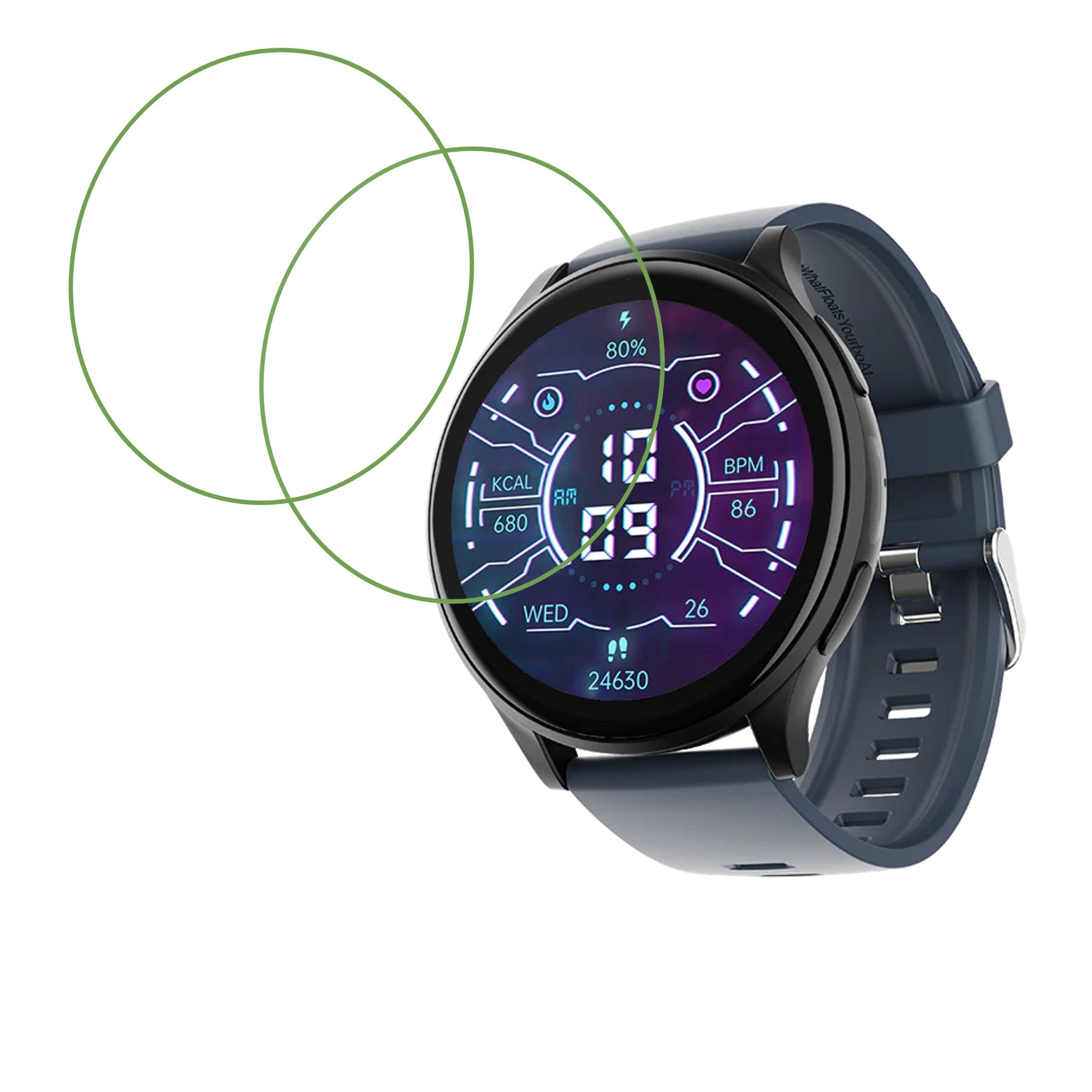 boAt Lunar Prime Smartwatch Screen Protector 9H Protective Compatible Flexible