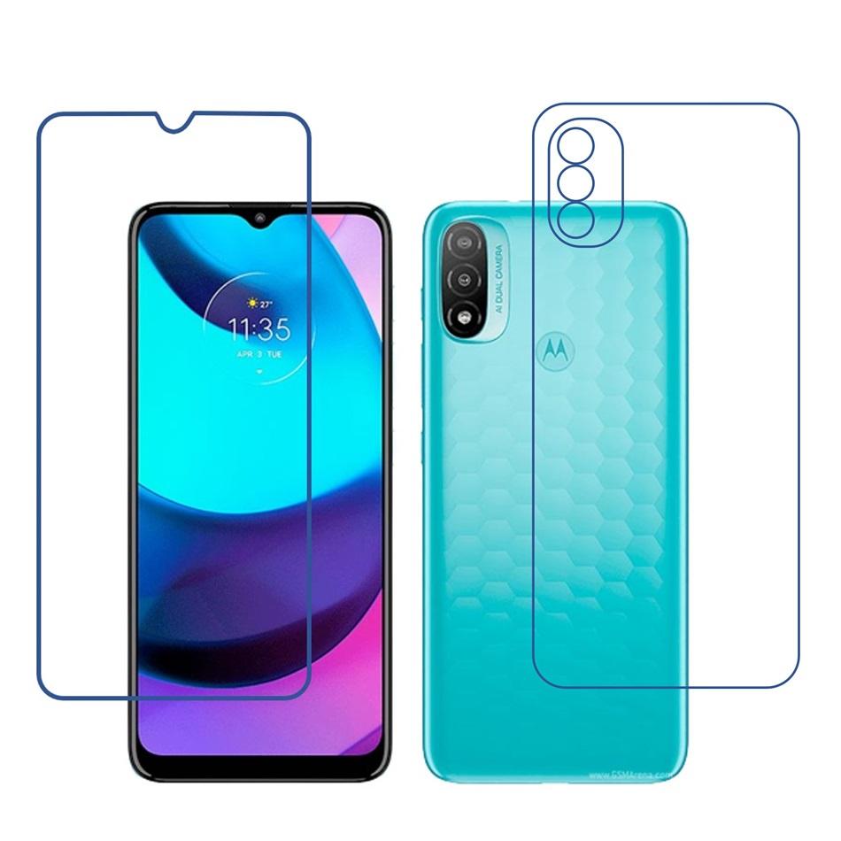 Motorola Moto E20 9H Front & Back Flexible Compatible Mobile Screen Protector (Not a Tempered glass)