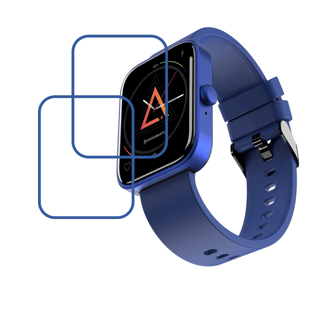 CROSSBEAT IGNITE SPECTRA SERIES Compatible Smartwatch Screen Protector (Pack of 02)