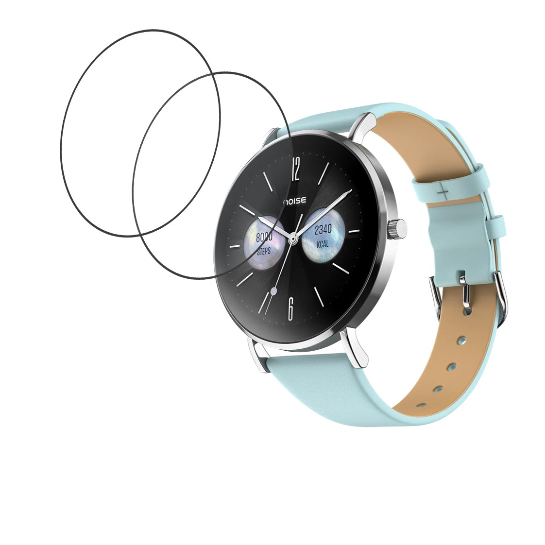 Noisefit Diva 2 Compatible Smartwatch Screen Protector (Pack of 02)