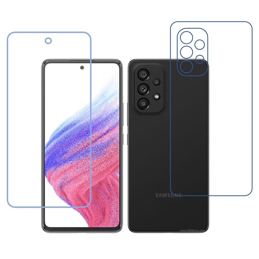 Samsung Galaxy A53 5G 9H Front & Back Flexible Compatible Mobile Screen Protector (Not a Tempered glass)