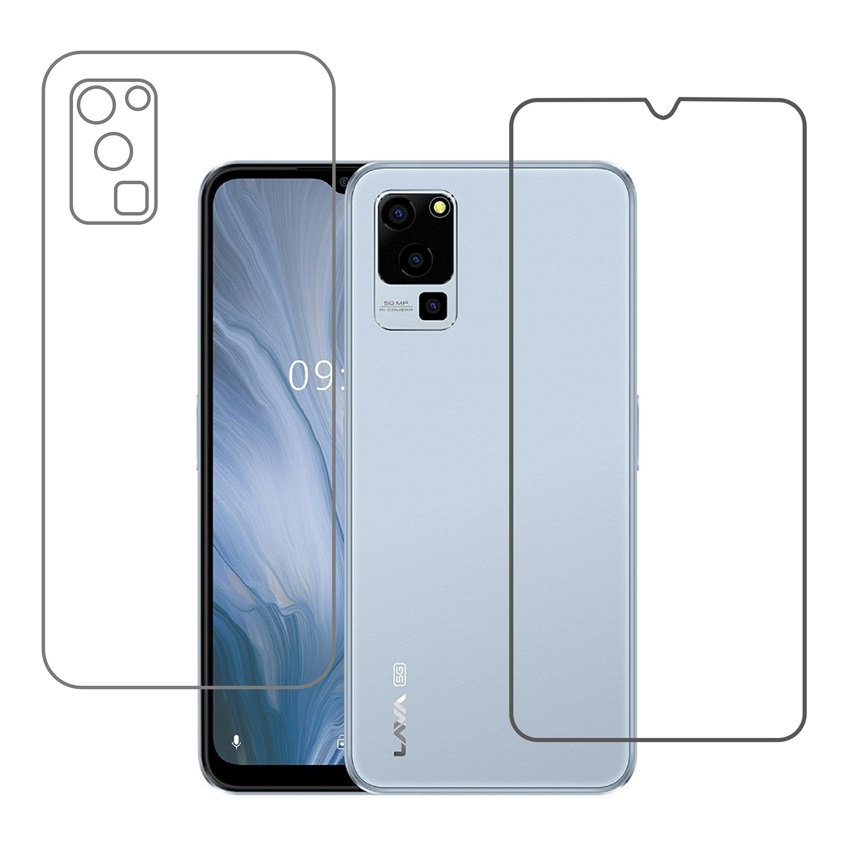 Lava Blaze 5G Protective Front & Back Compatible Mobile Screen Protector