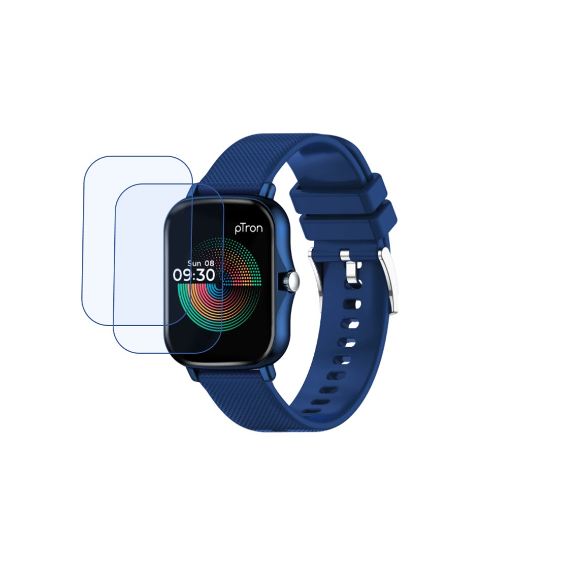 pTron Force X10e Smartwatch Screen Protector 9H Protective Compatible Flexible
