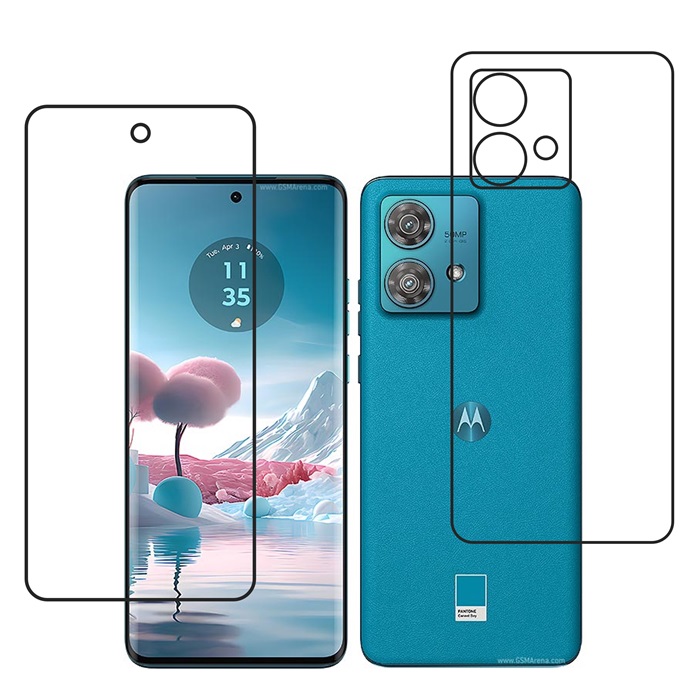 Motorola Edge 40 Neo Protective Compatible Mobile Screen Protector For (Not a Tempered glass)